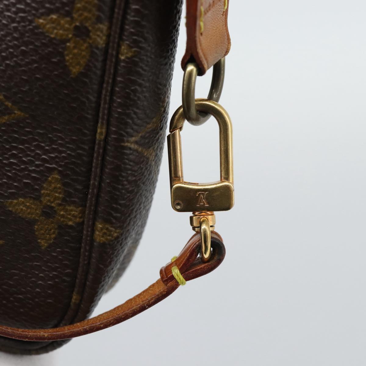 LOUIS VUITTON Monogram Pochette Accessoires Pouch M51980 LV Auth 193970
