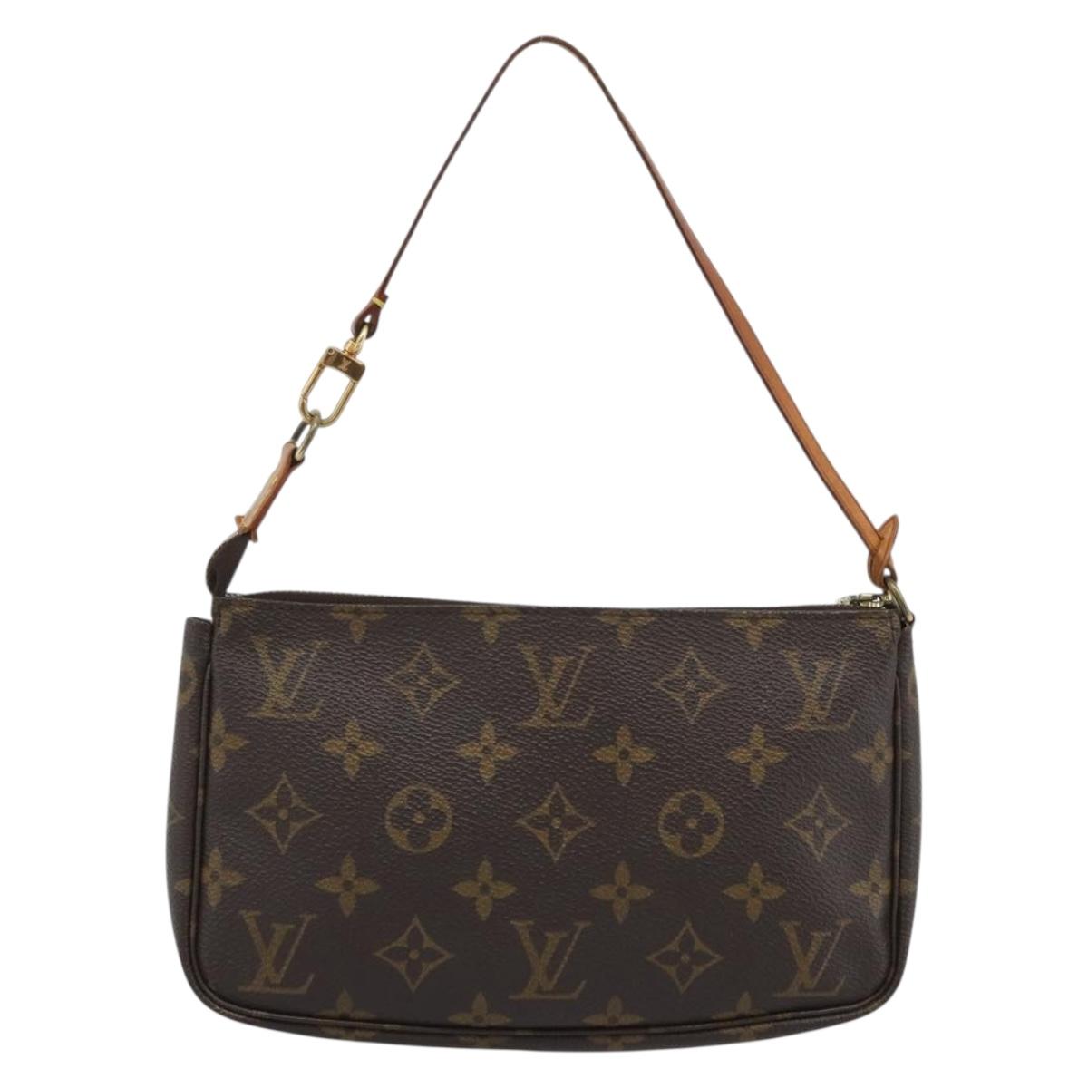 LOUIS VUITTON Monogram Pochette Accessoires Pouch M51980 LV Auth 193970