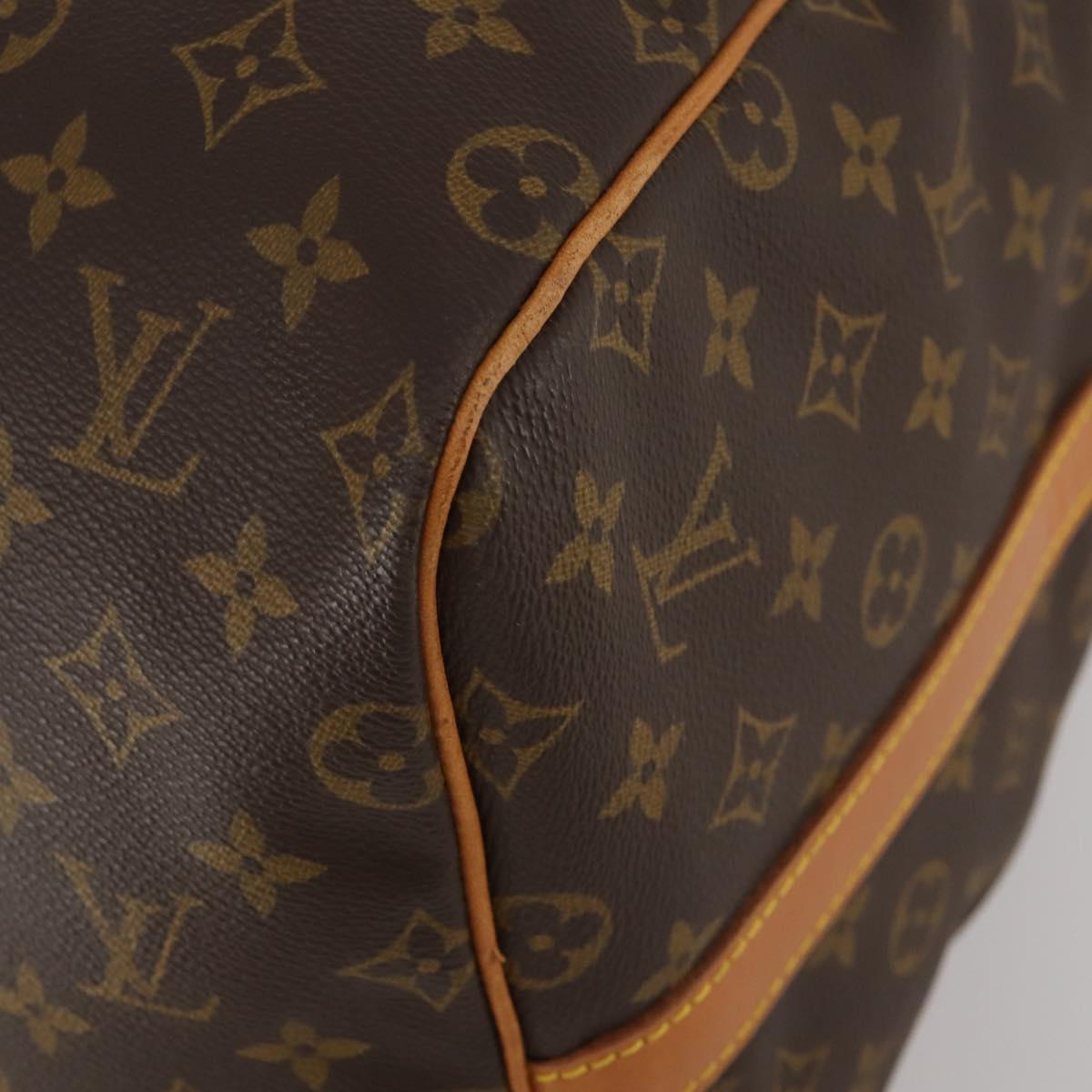 LOUIS VUITTON Monogram Keepall Bandouliere 55 Boston Bag M41414 LV Auth 193973