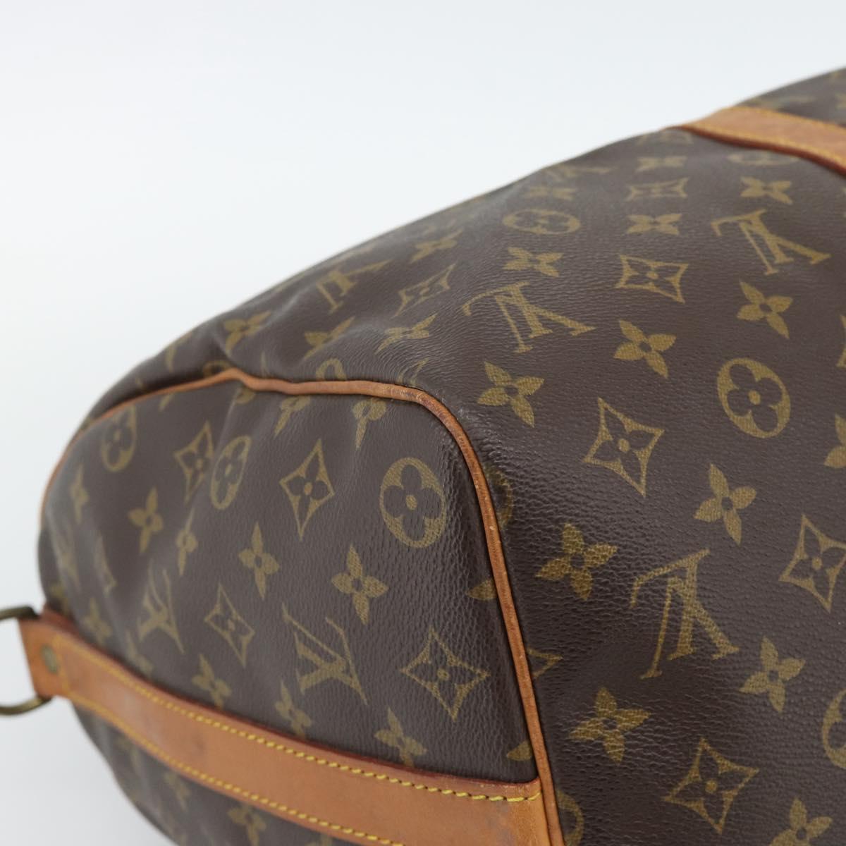 LOUIS VUITTON Monogram Keepall Bandouliere 45 Boston Bag M41418 LV Auth 193977