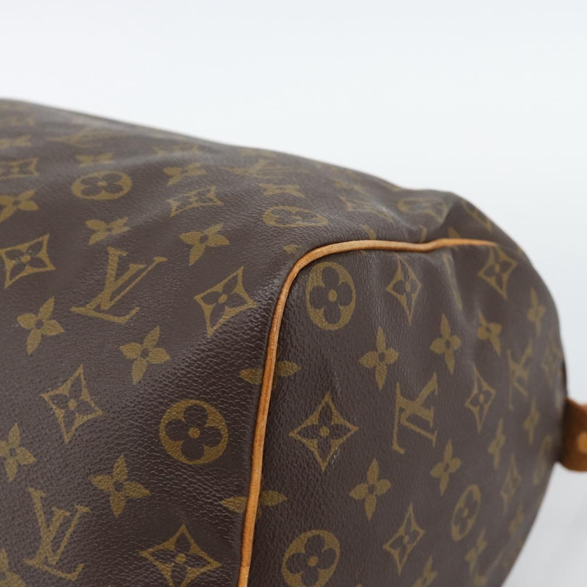 LOUIS VUITTON Monogram Speedy 35 Hand Bag M41524 LV Auth 193979A