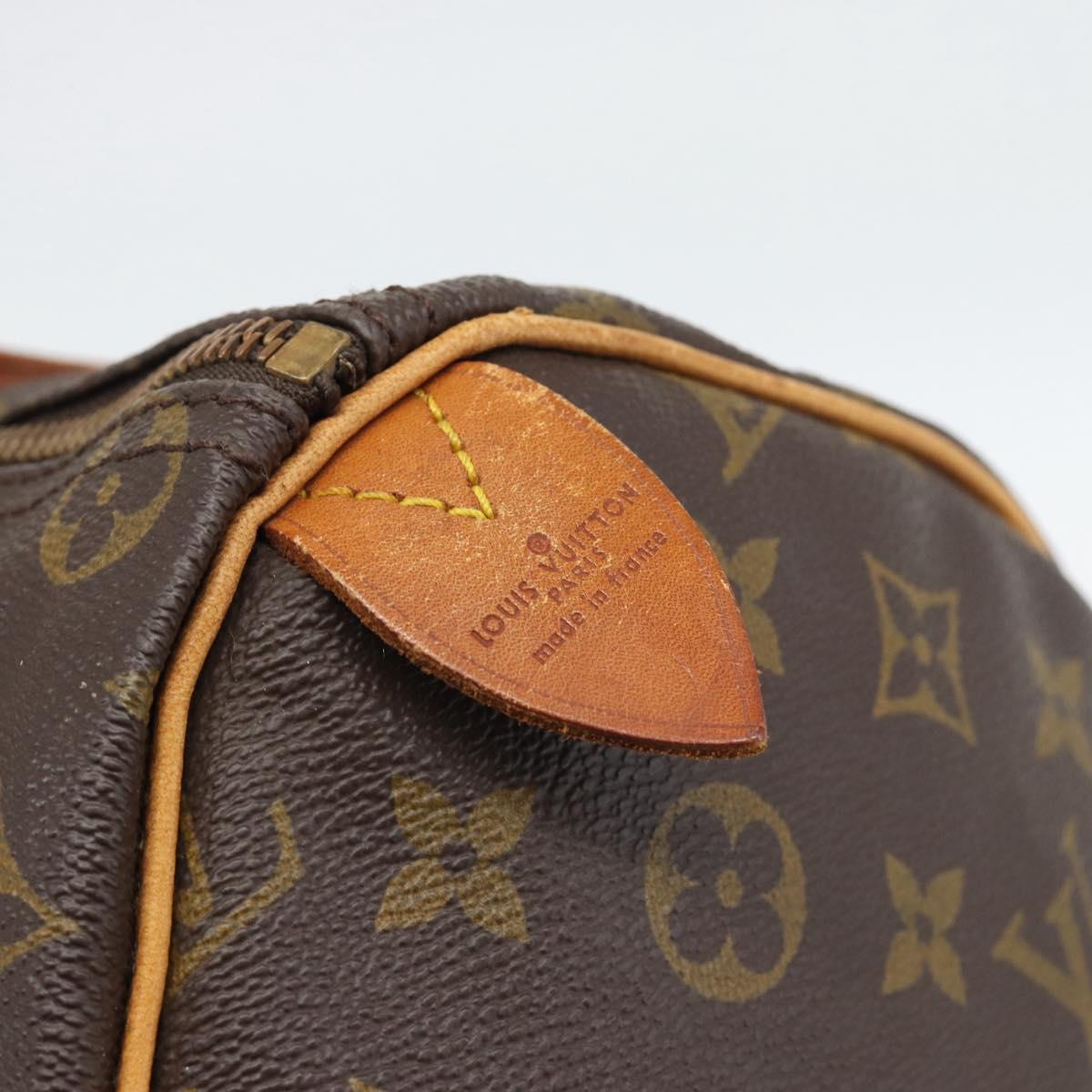 LOUIS VUITTON Monogram Speedy 35 Hand Bag M41524 LV Auth 193979A