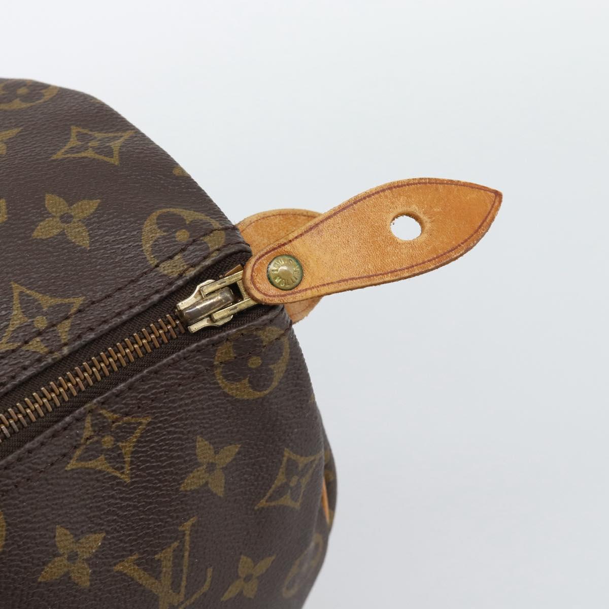 LOUIS VUITTON Monogram Speedy 35 Hand Bag M41524 LV Auth 193979A