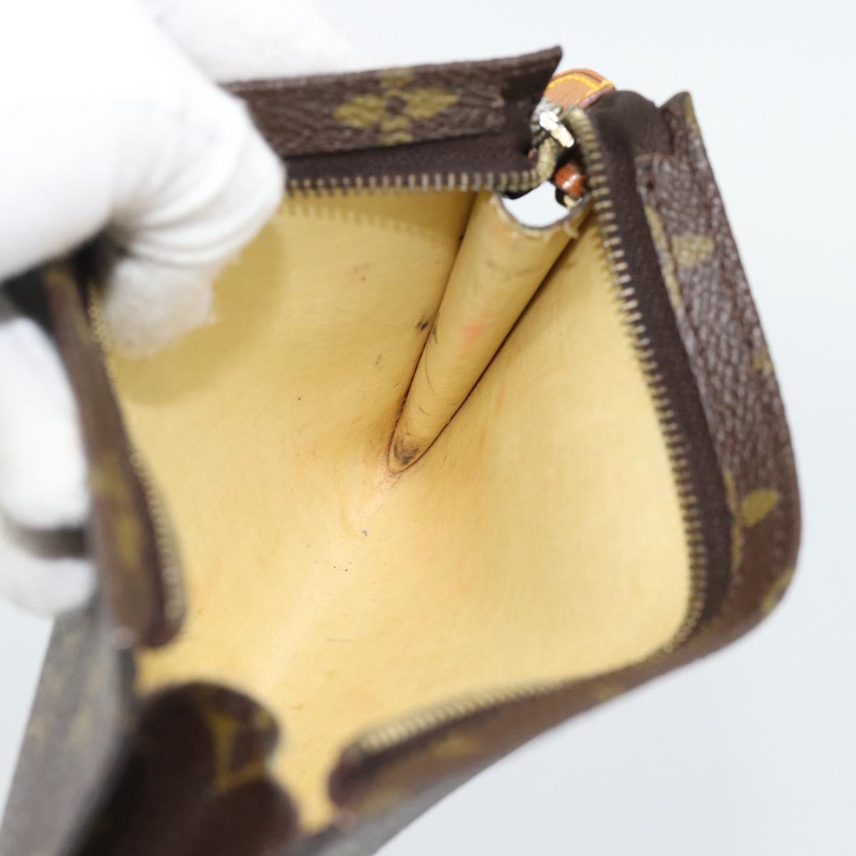 LOUIS VUITTON Monogram Bucket PM Accessory Pouch LV Auth 193982A