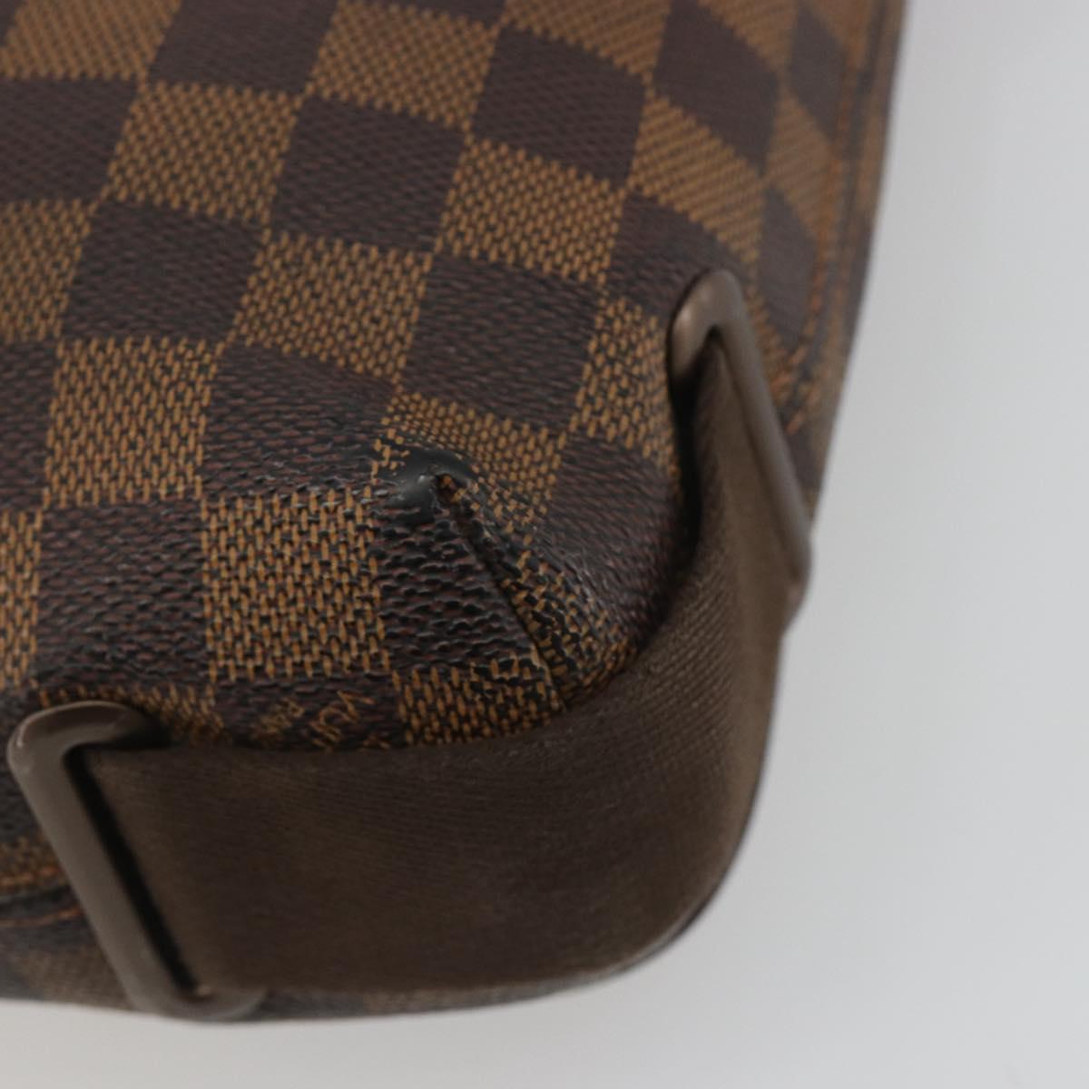LOUIS VUITTON Damier Ebene Brooklyn PM Shoulder Bag N51210 LV Auth 193987