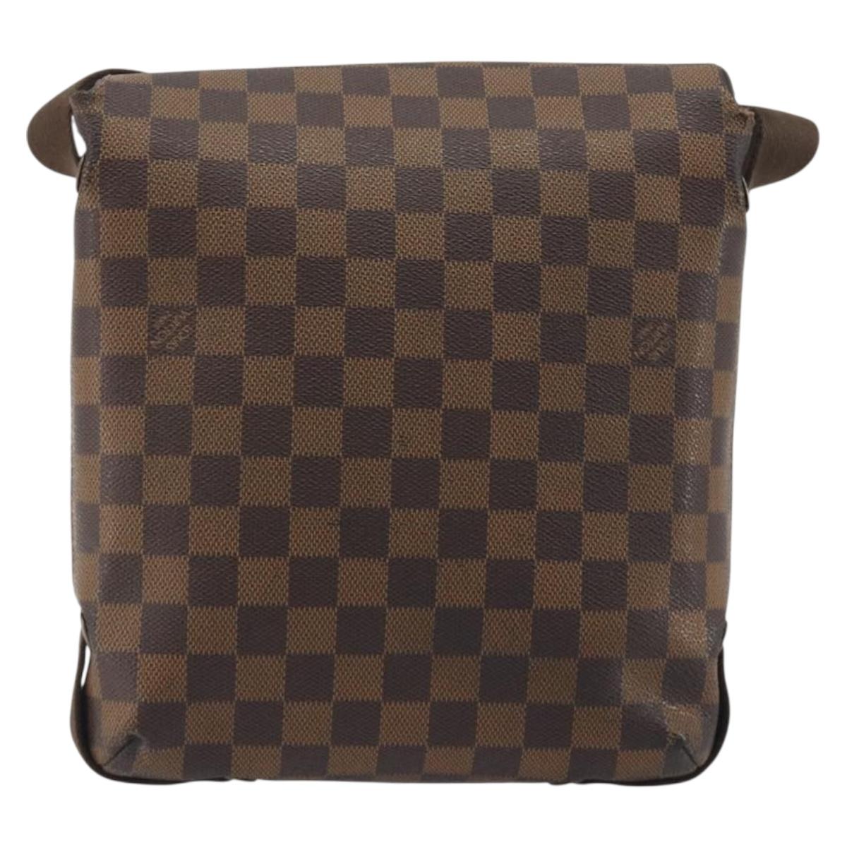 LOUIS VUITTON Damier Ebene Brooklyn PM Shoulder Bag N51210 LV Auth 193987