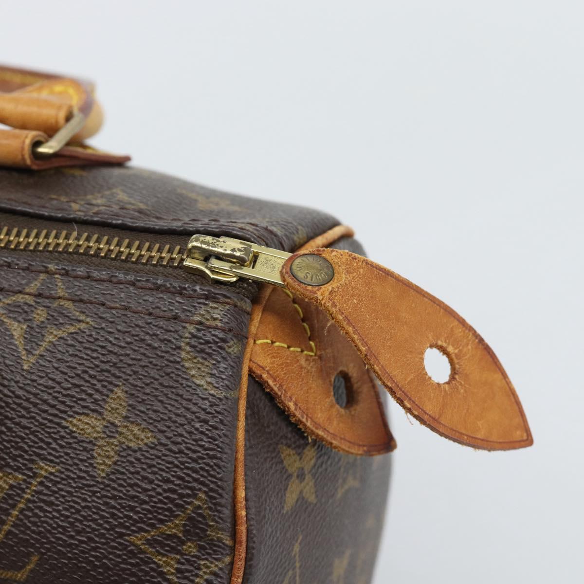 LOUIS VUITTON Monogram Speedy 25 Hand Bag M41528 LV Auth 193989