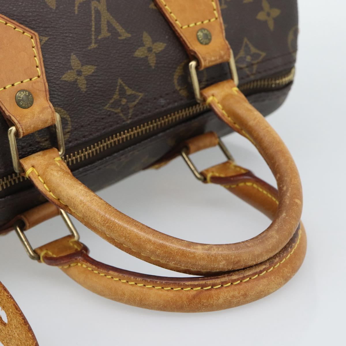 LOUIS VUITTON Monogram Speedy 25 Hand Bag M41528 LV Auth 193989