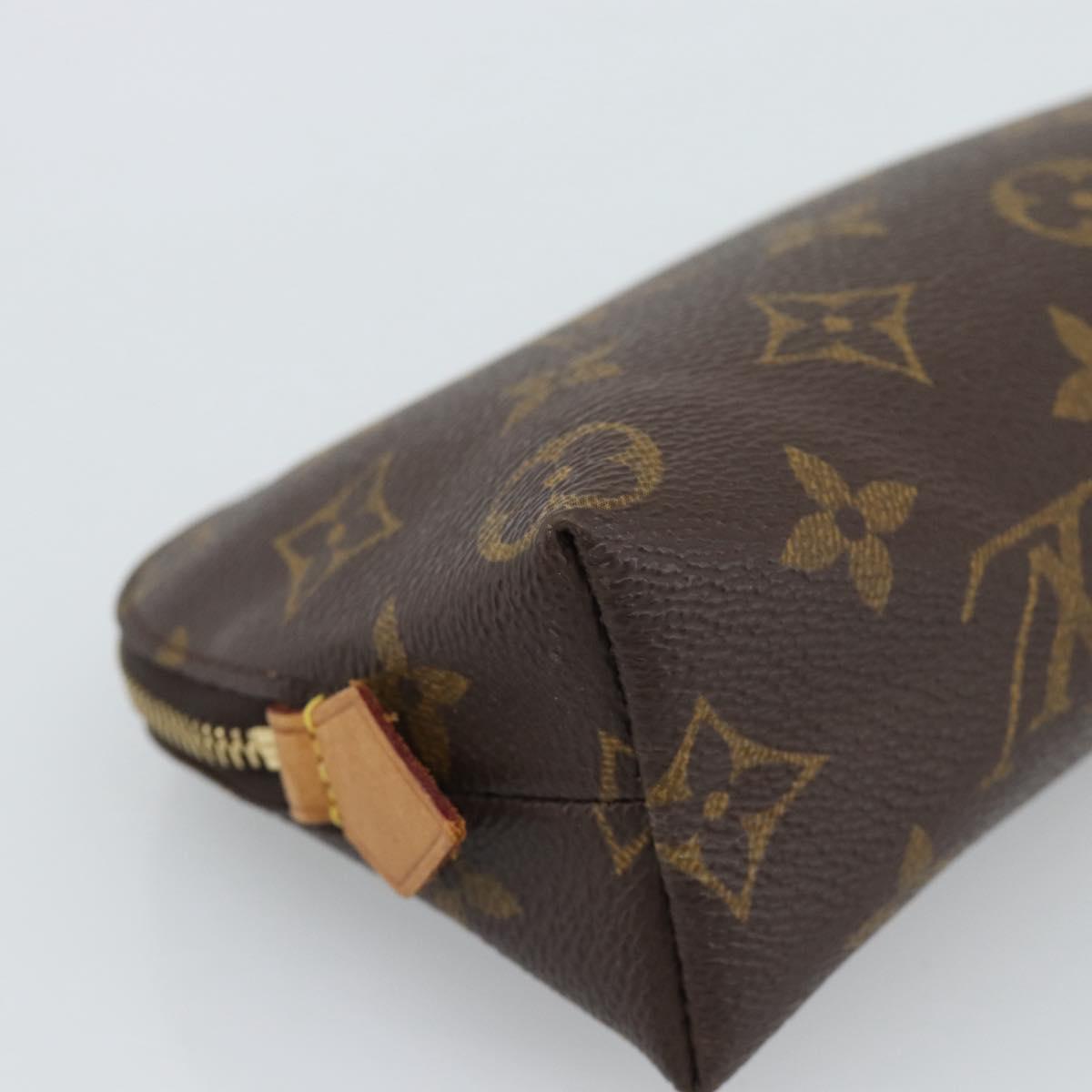 LOUIS VUITTON Monogram Pochette Cosmetic PM Pouch M43998 LV Auth 193991A