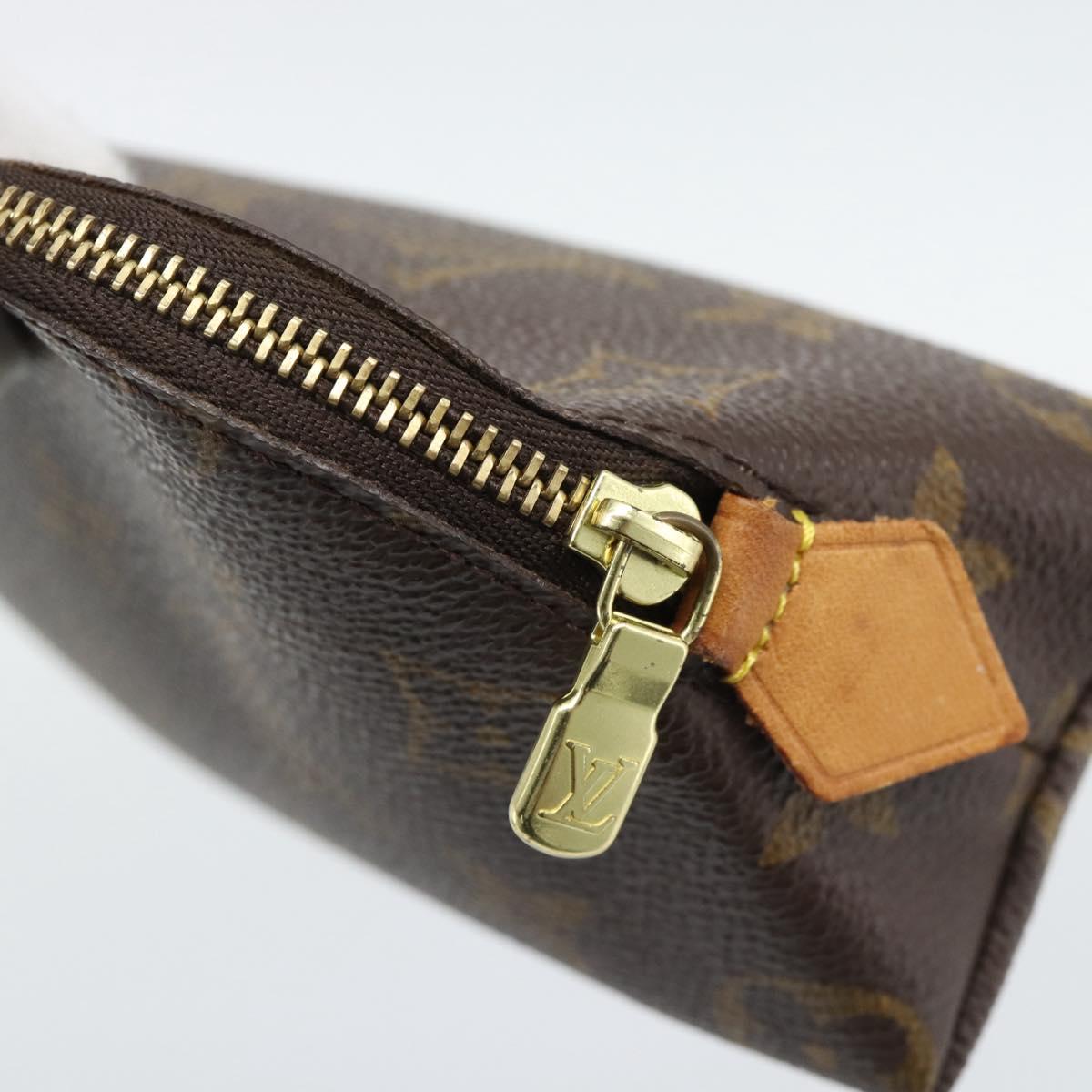 LOUIS VUITTON Monogram Pochette Cosmetic PM Pouch M43998 LV Auth 193991A