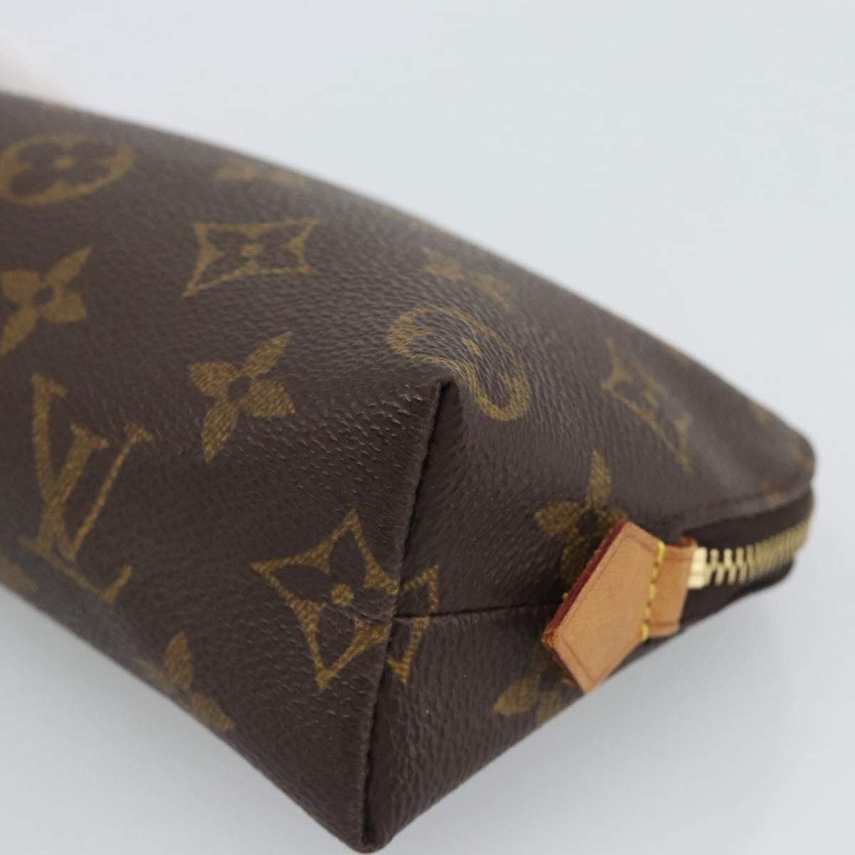 LOUIS VUITTON Monogram Pochette Cosmetic PM Pouch M43998 LV Auth 193991A