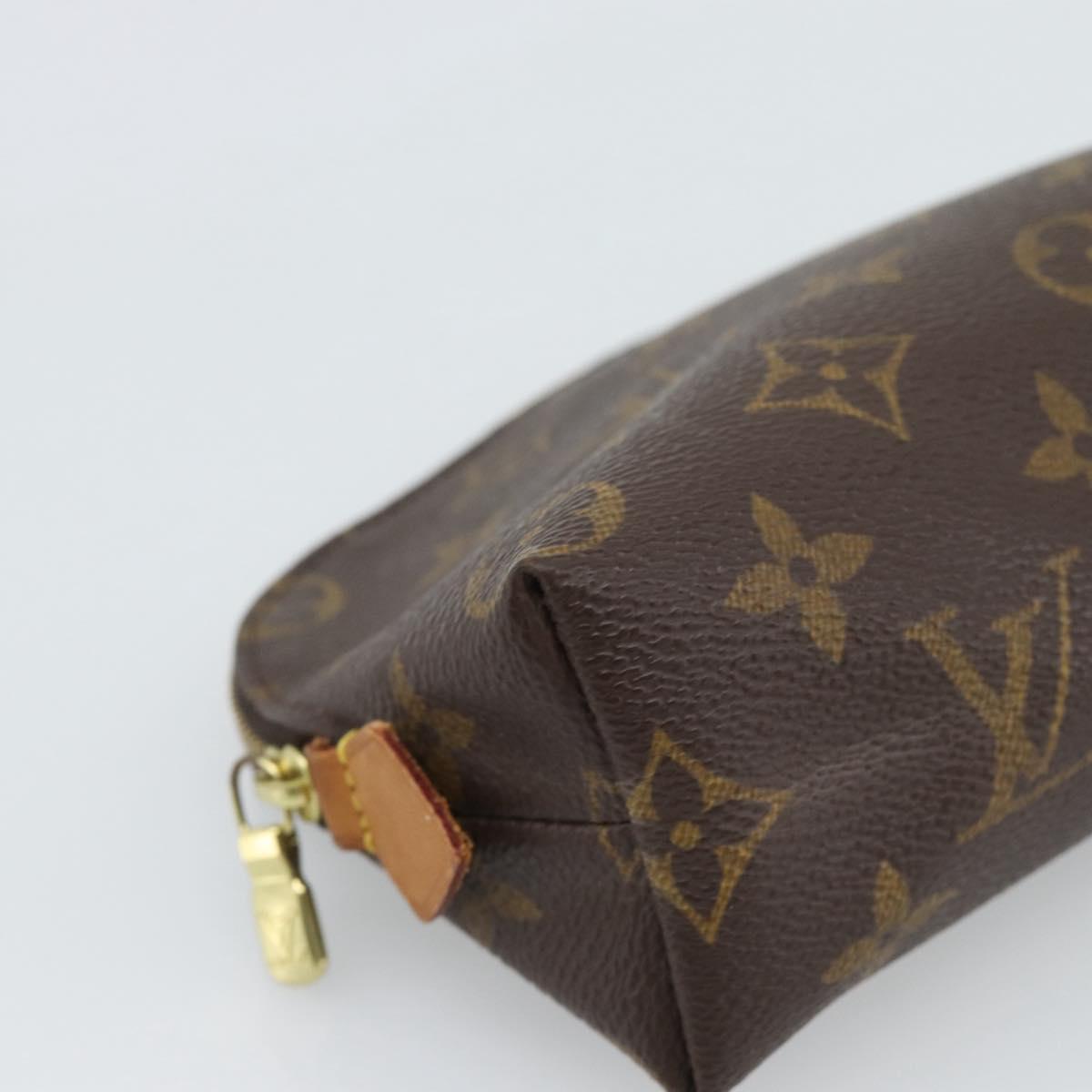 LOUIS VUITTON Monogram Pochette Cosmetic PM Pouch M43998 LV Auth 193991A