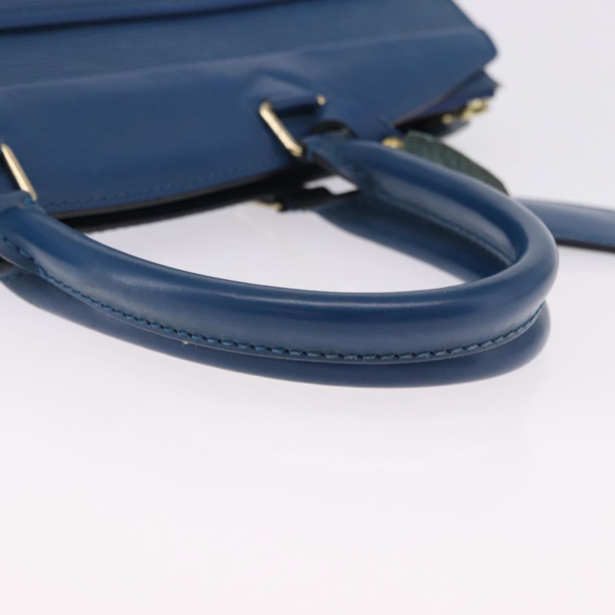 LOUIS VUITTON Epi Riviera Hand Bag Blue M48185 LV Auth 194016