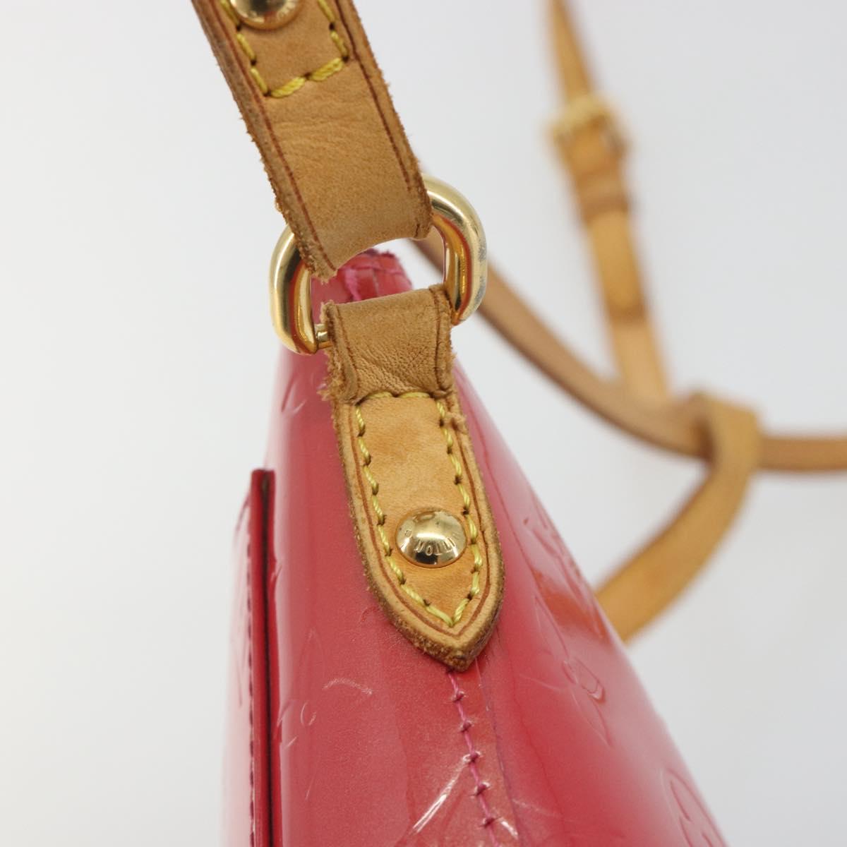 LOUIS VUITTON Monogram Vernis Minna Street Bag Fran Boise M9146F LV Auth 194019
