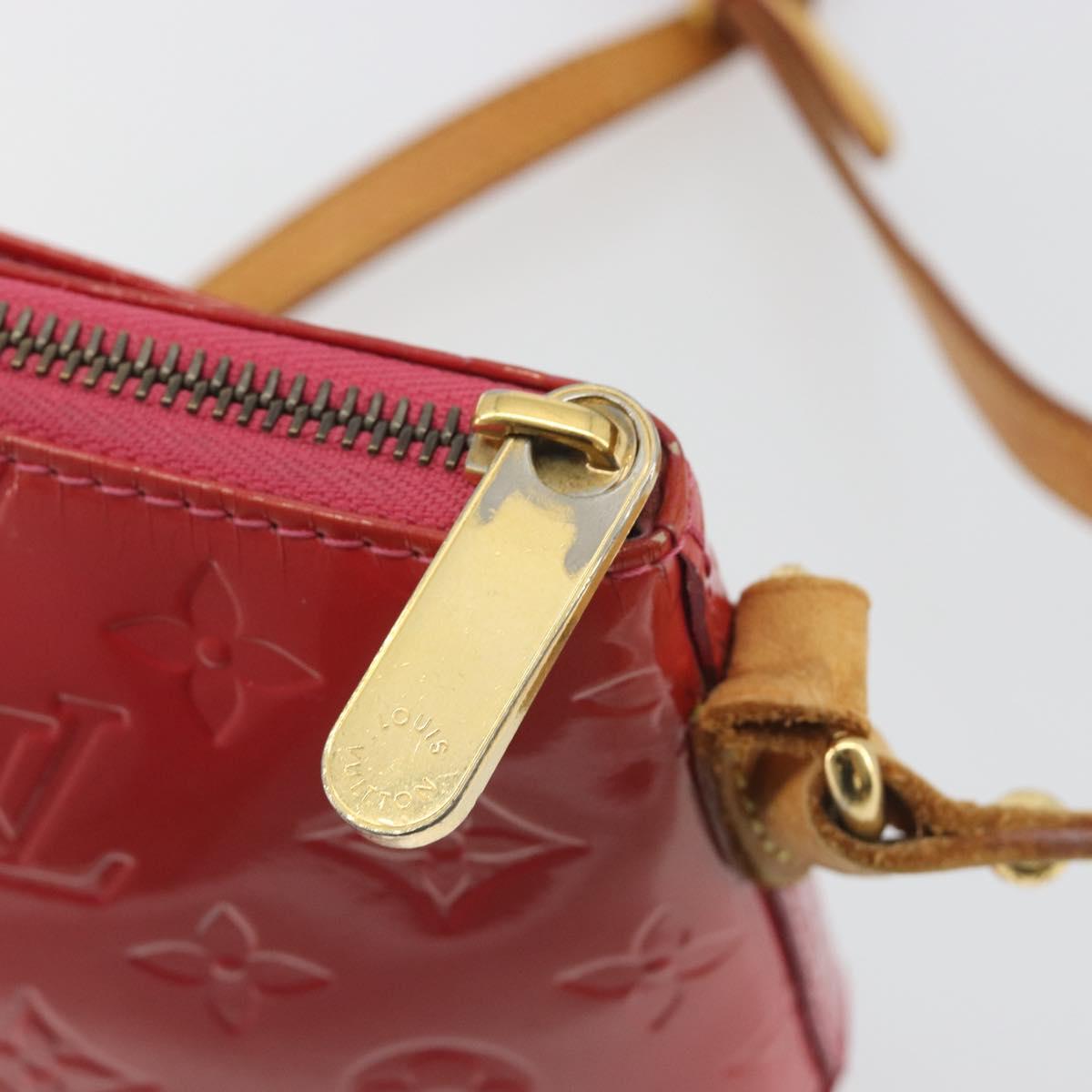 LOUIS VUITTON Monogram Vernis Minna Street Bag Fran Boise M9146F LV Auth 194019