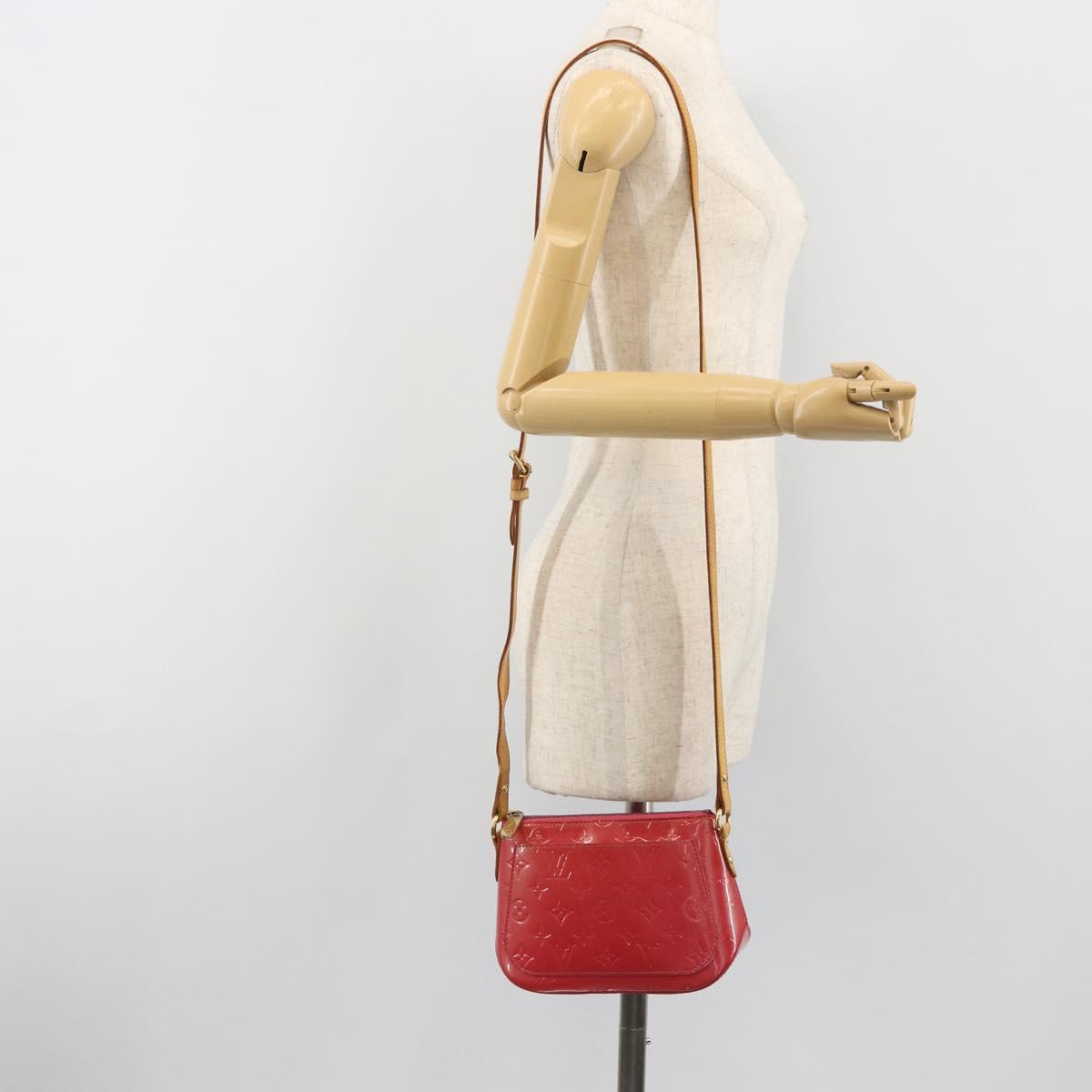 LOUIS VUITTON Monogram Vernis Minna Street Bag Fran Boise M9146F LV Auth 194019