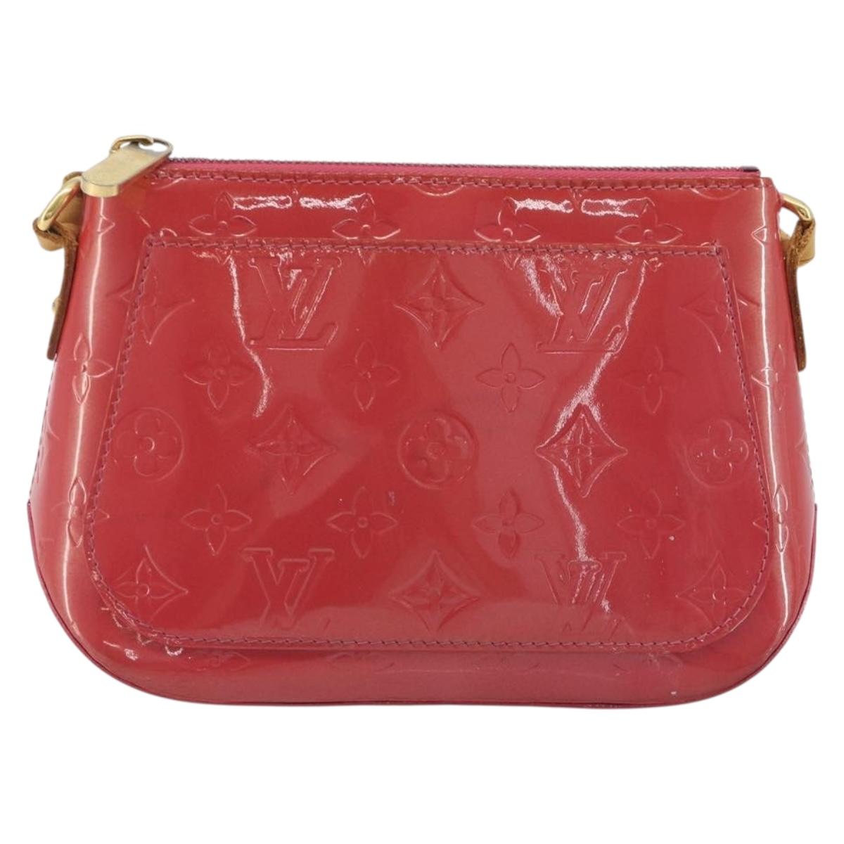 LOUIS VUITTON Monogram Vernis Minna Street Bag Fran Boise M9146F LV Auth 194019