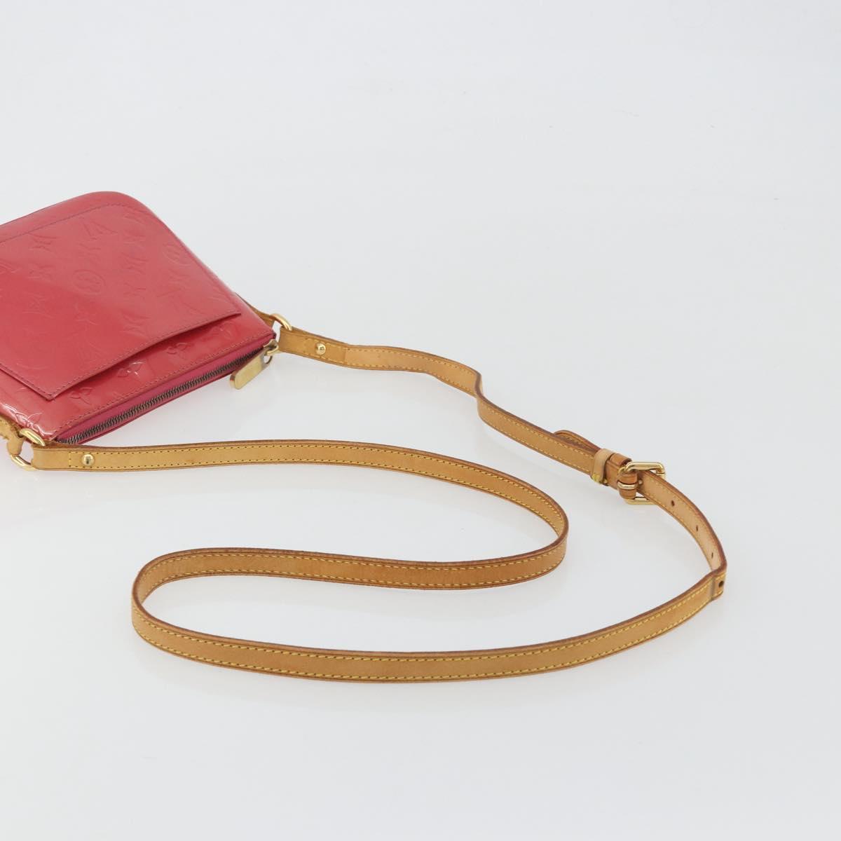 LOUIS VUITTON Monogram Vernis Minna Street Bag Fran Boise M9146F LV Auth 194019