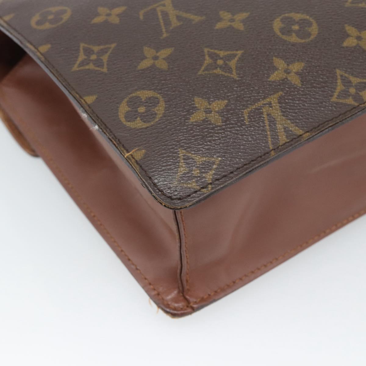 LOUIS VUITTON Monogram Monceau 28 Hand Bag M51185 LV Auth 194022