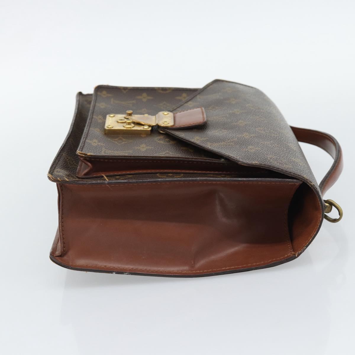 LOUIS VUITTON Monogram Monceau 28 Hand Bag M51185 LV Auth 194022