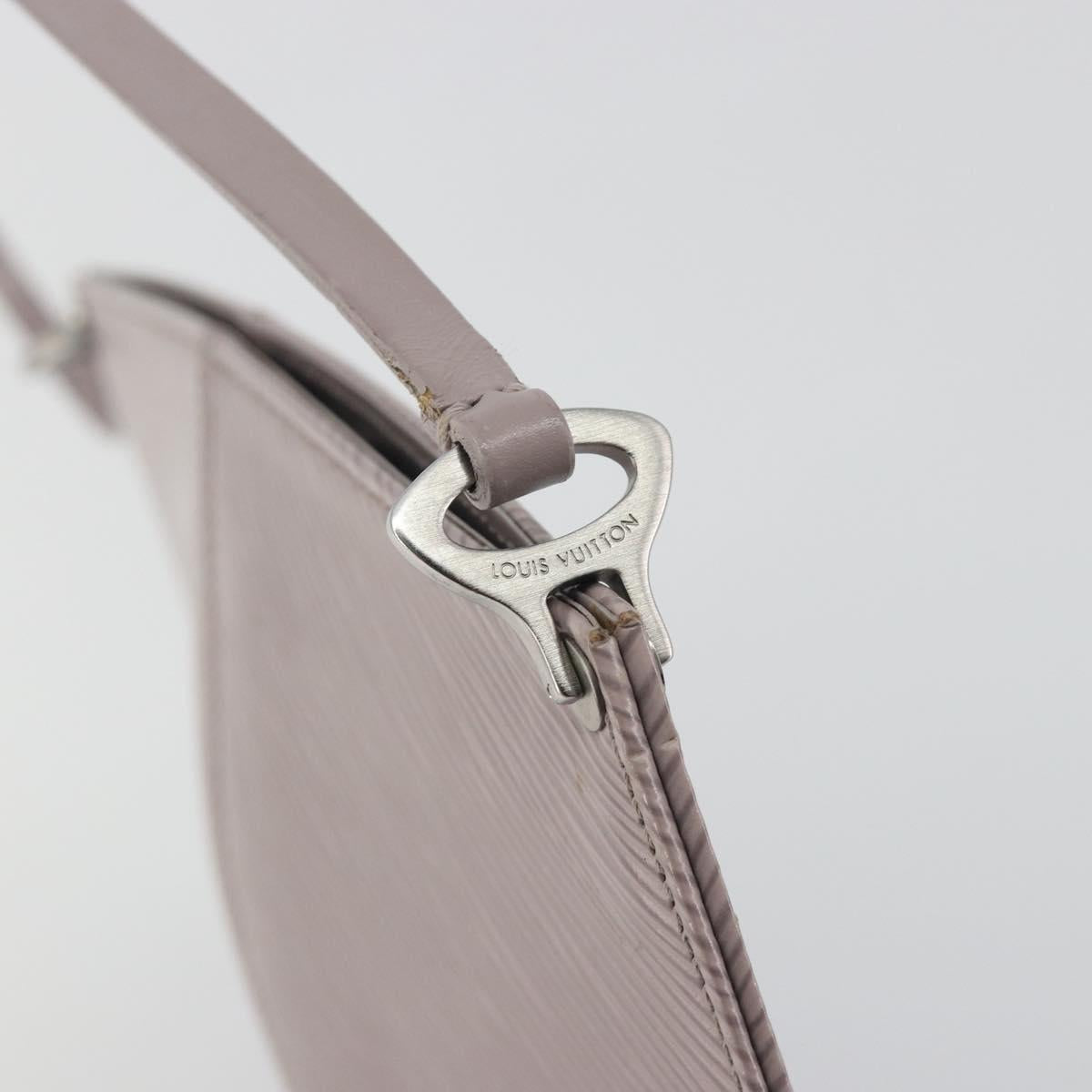 LOUIS VUITTON Epi Pochette De Mirune Pouch Lilac M5262B LV Auth 194024V