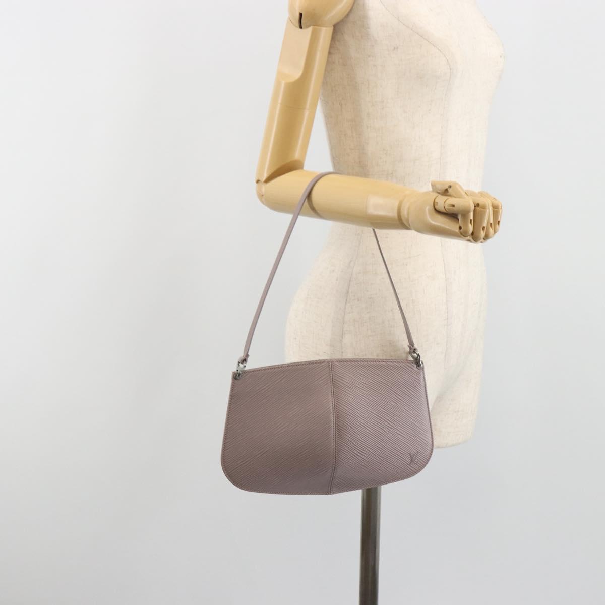 LOUIS VUITTON Epi Pochette De Mirune Pouch Lilac M5262B LV Auth 194024V
