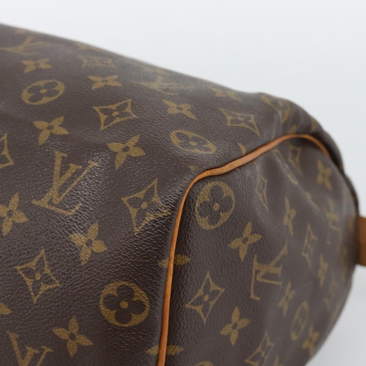 LOUIS VUITTON Monogram Speedy 35 Hand Bag M41524 LV Auth 194030V