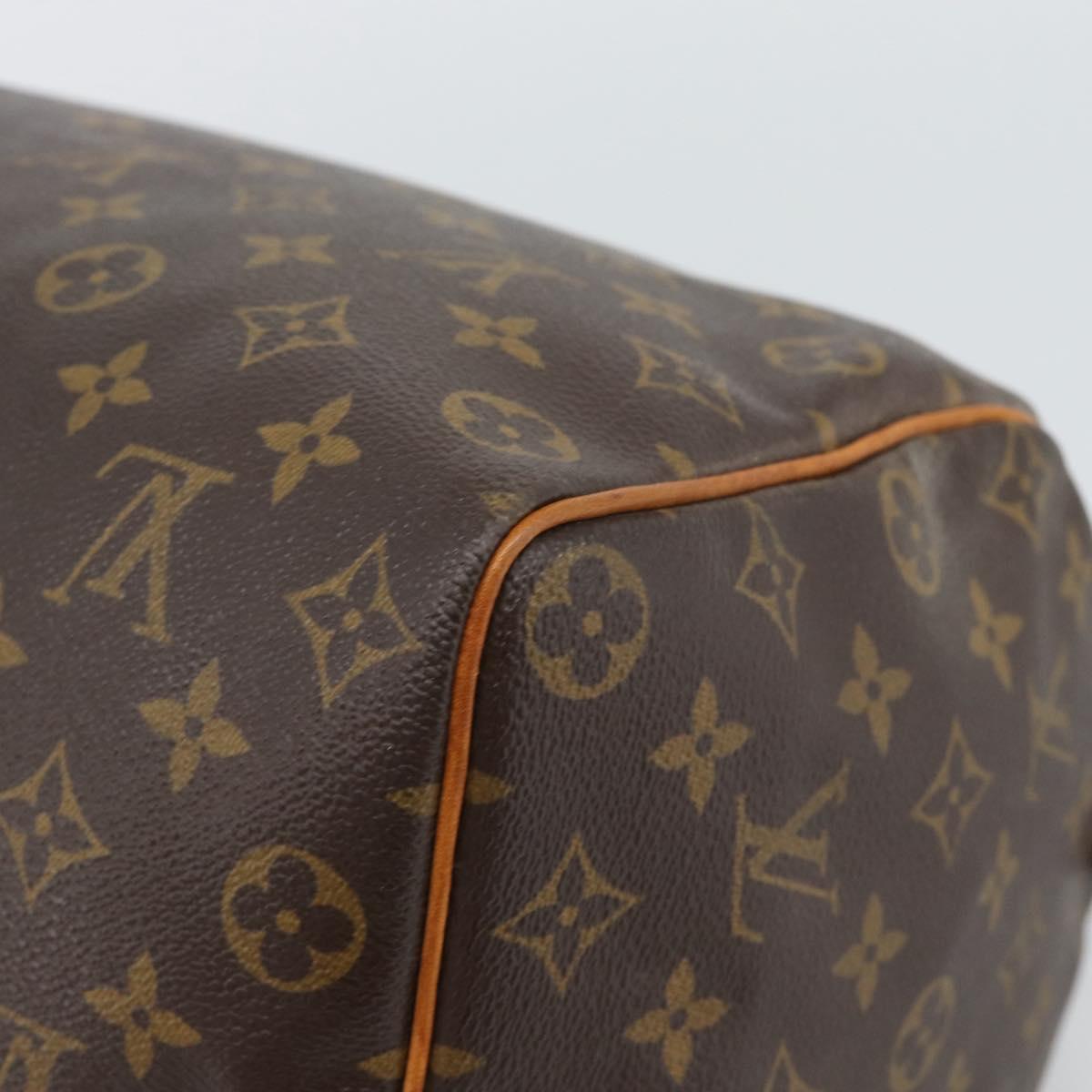 LOUIS VUITTON Monogram Speedy 35 Hand Bag M41524 LV Auth 194030V