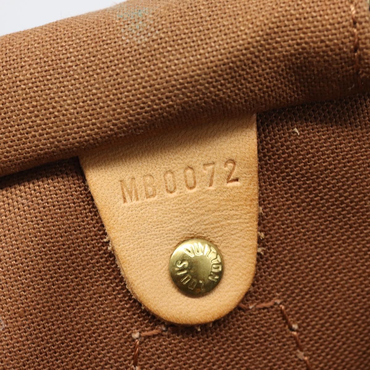 LOUIS VUITTON Monogram Speedy 35 Hand Bag M41524 LV Auth 194030V