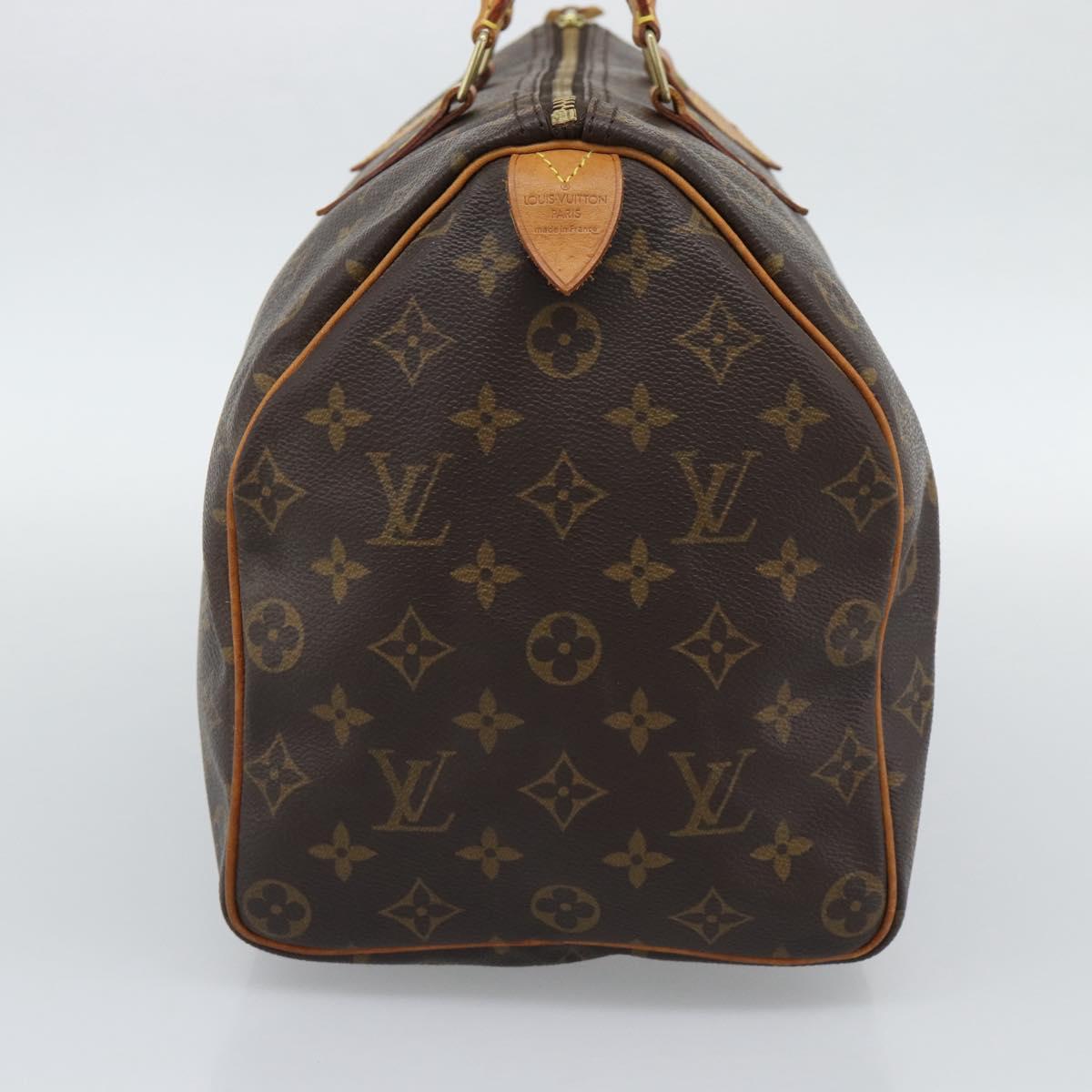 LOUIS VUITTON Monogram Speedy 35 Hand Bag M41524 LV Auth 194030V