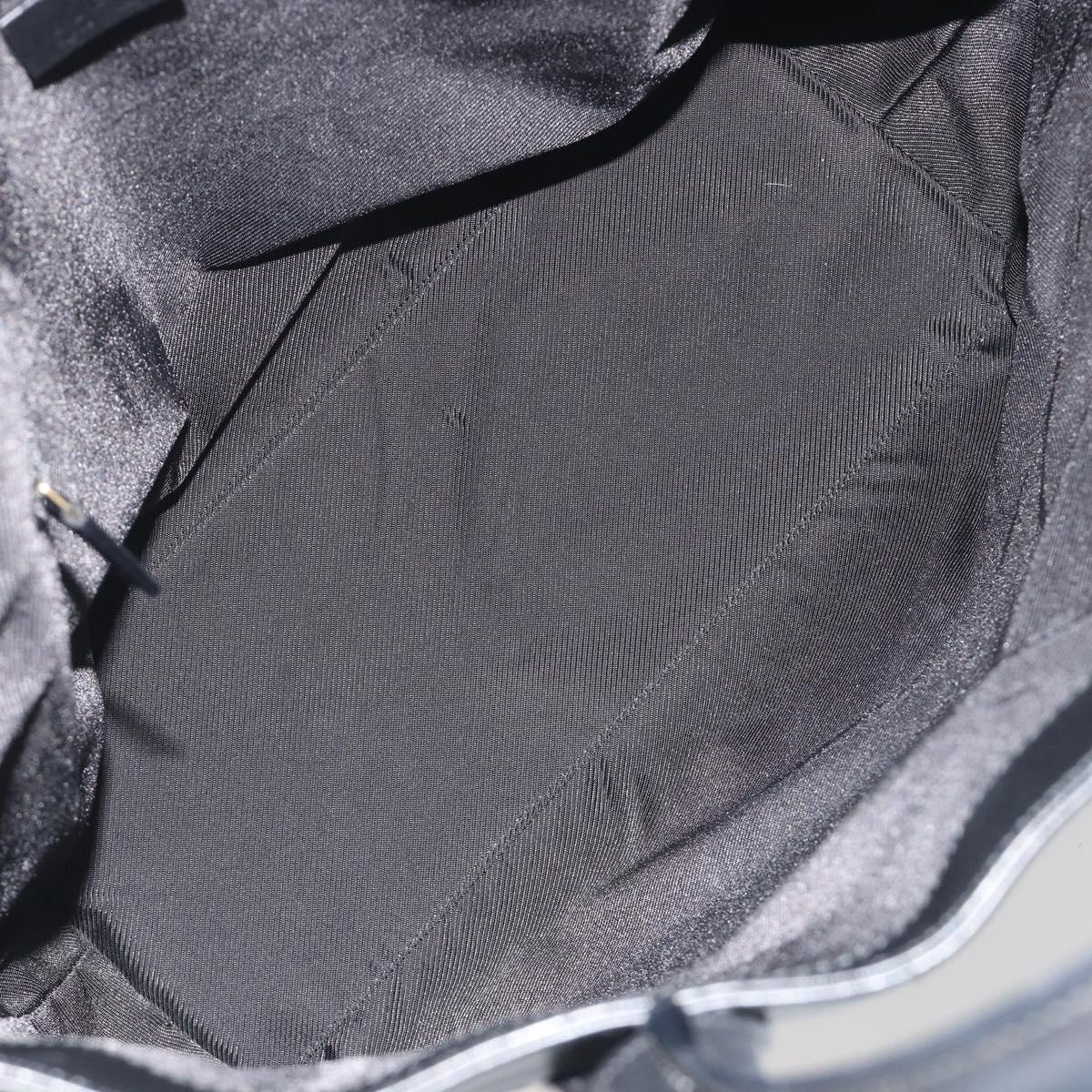 GUCCI GG Canvas Hand Bag Black 002 1121 1669 Auth 194041A