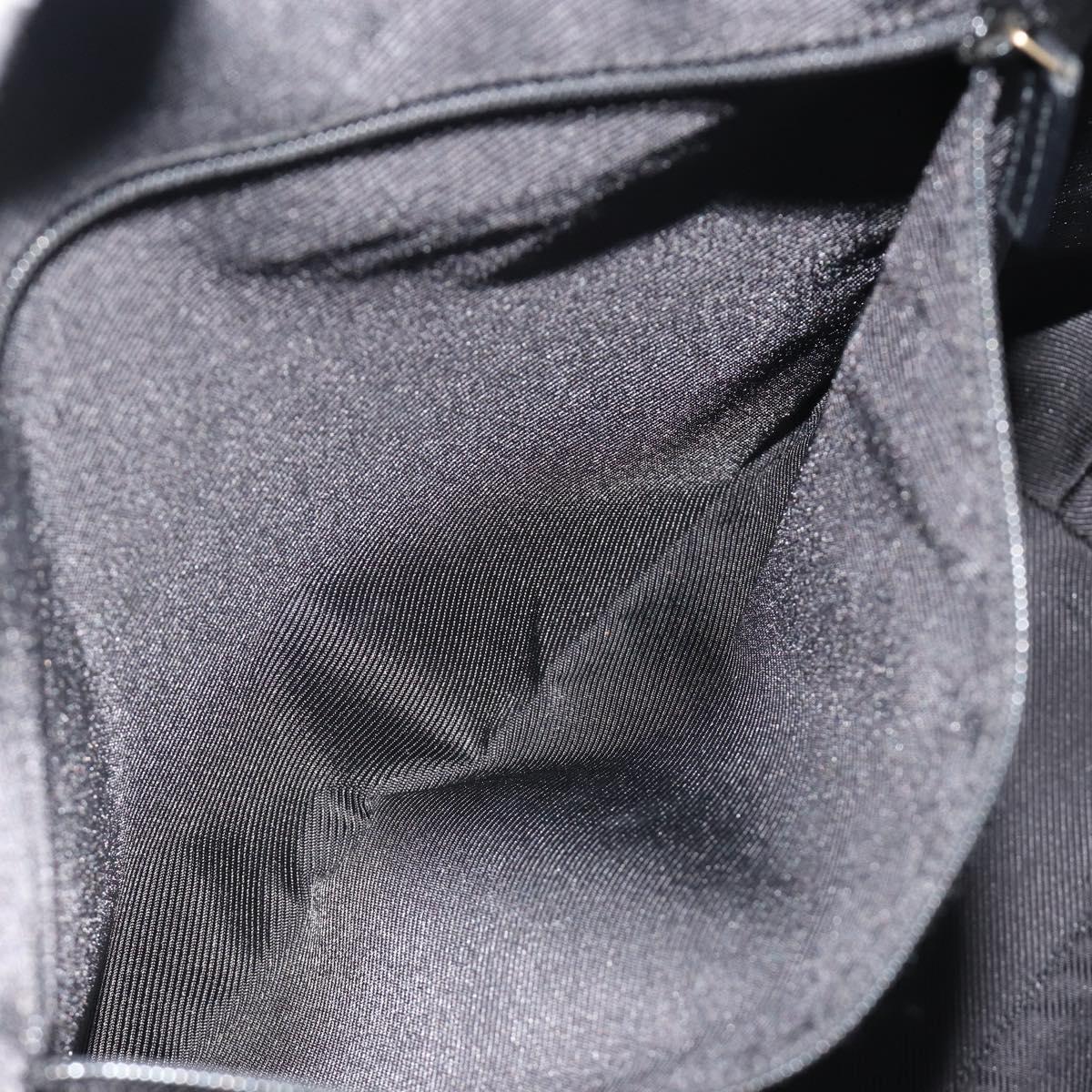 GUCCI GG Canvas Hand Bag Black 002 1121 1669 Auth 194041A