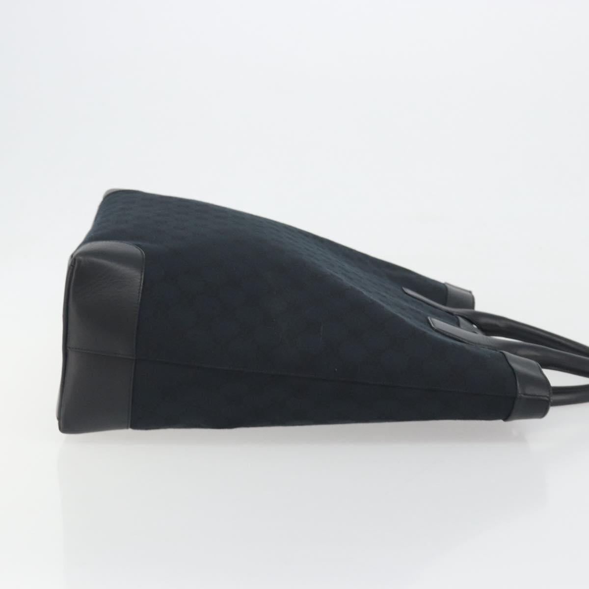 GUCCI GG Canvas Hand Bag Black 002 1121 1669 Auth 194041A
