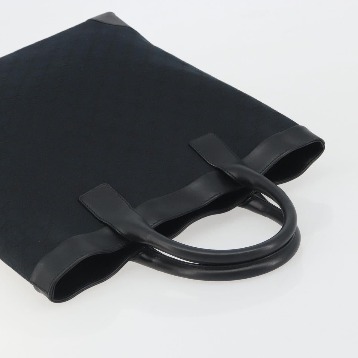 GUCCI GG Canvas Hand Bag Black 002 1121 1669 Auth 194041A