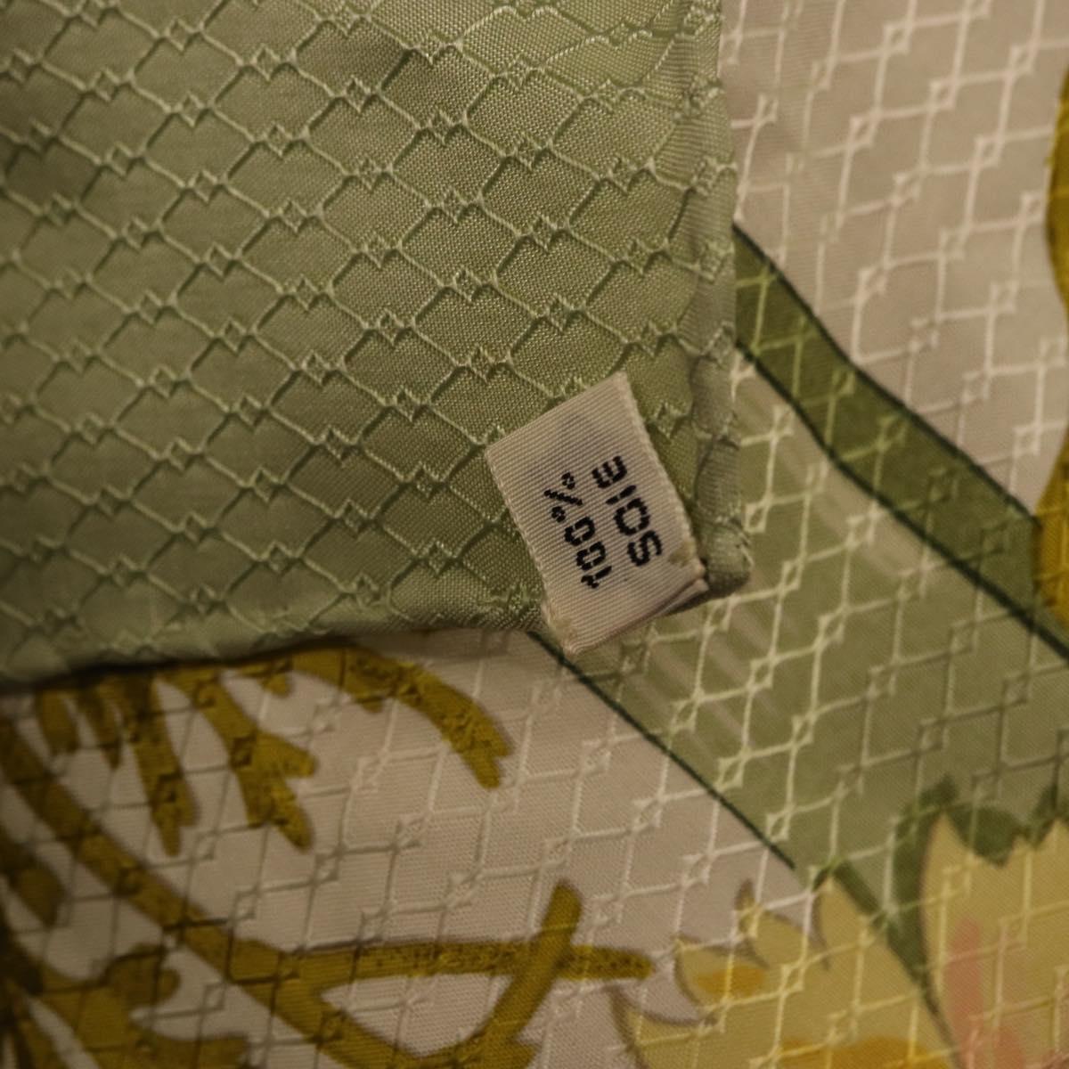 HERMES Carre 90 Scarf ROMANTiQUE Silk Green Auth 194042
