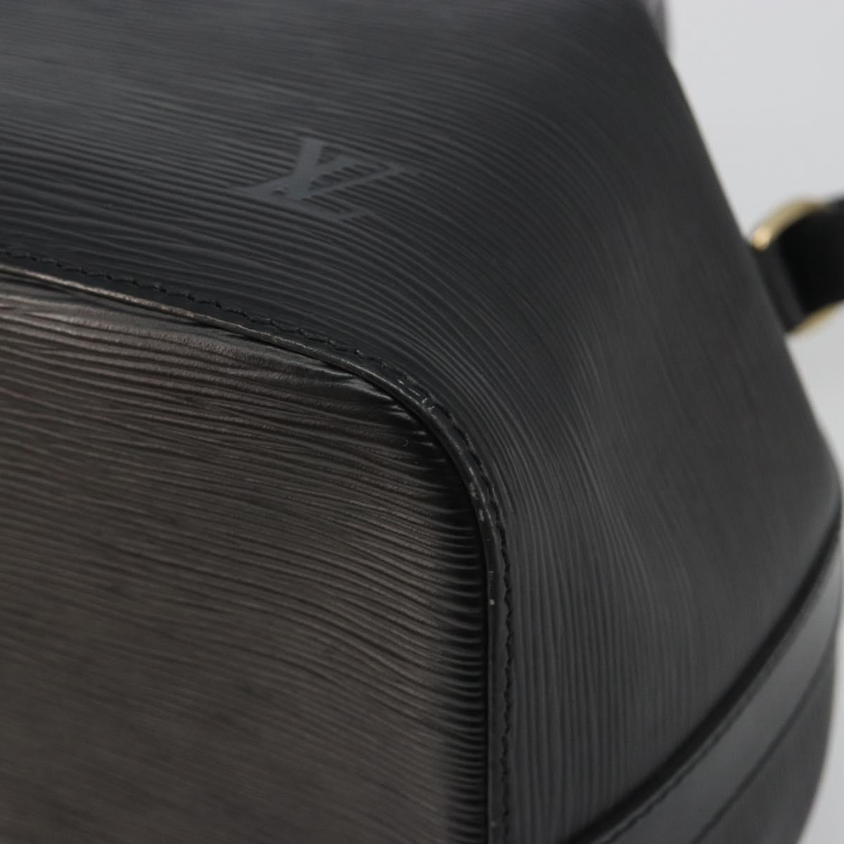 LOUIS VUITTON Epi Petit Noe Shoulder Bag Black M44102 LV Auth 194044V