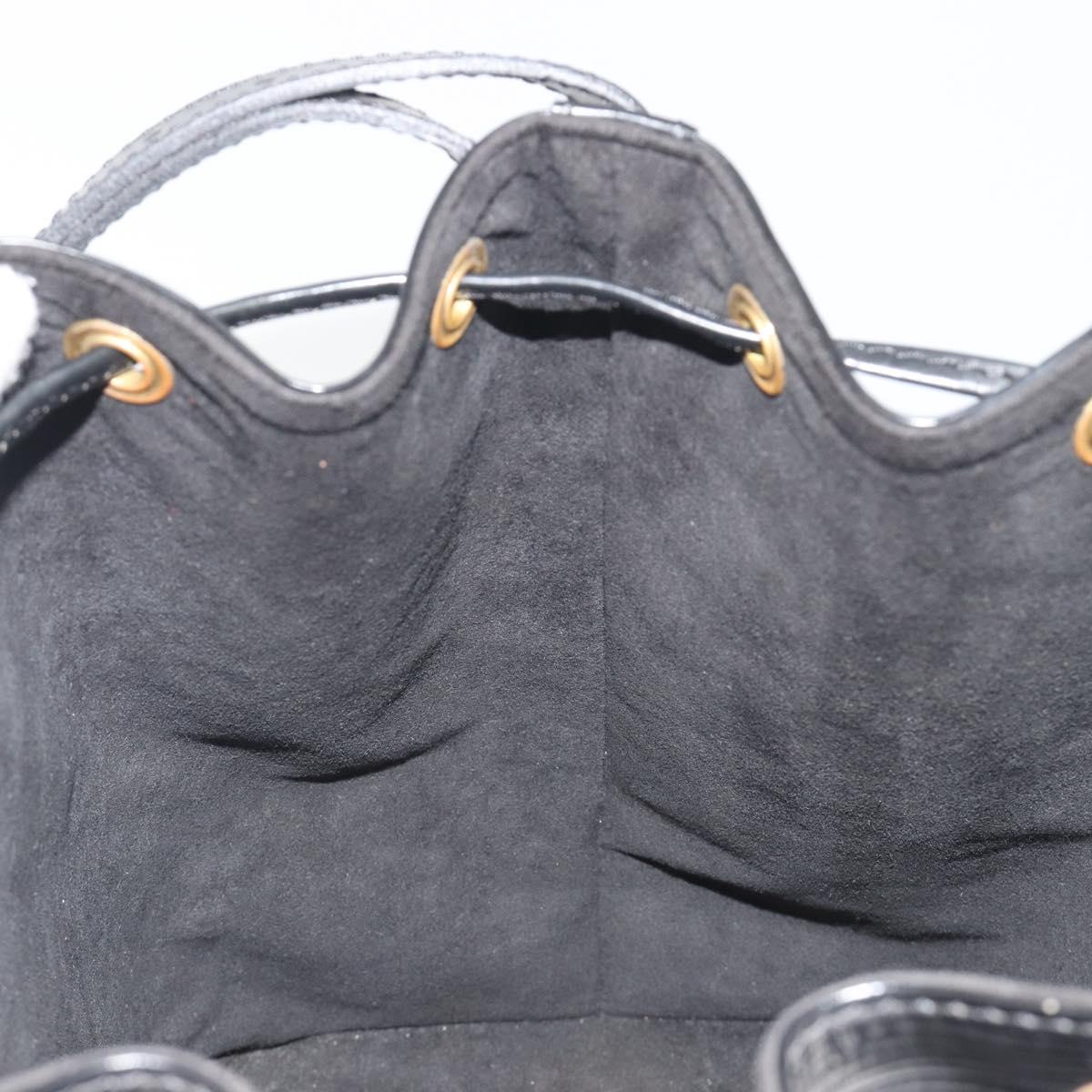 LOUIS VUITTON Epi Petit Noe Shoulder Bag Black M44102 LV Auth 194044V