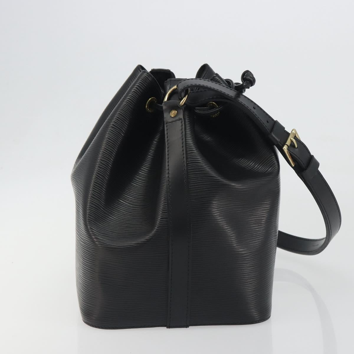 LOUIS VUITTON Epi Petit Noe Shoulder Bag Black M44102 LV Auth 194044V
