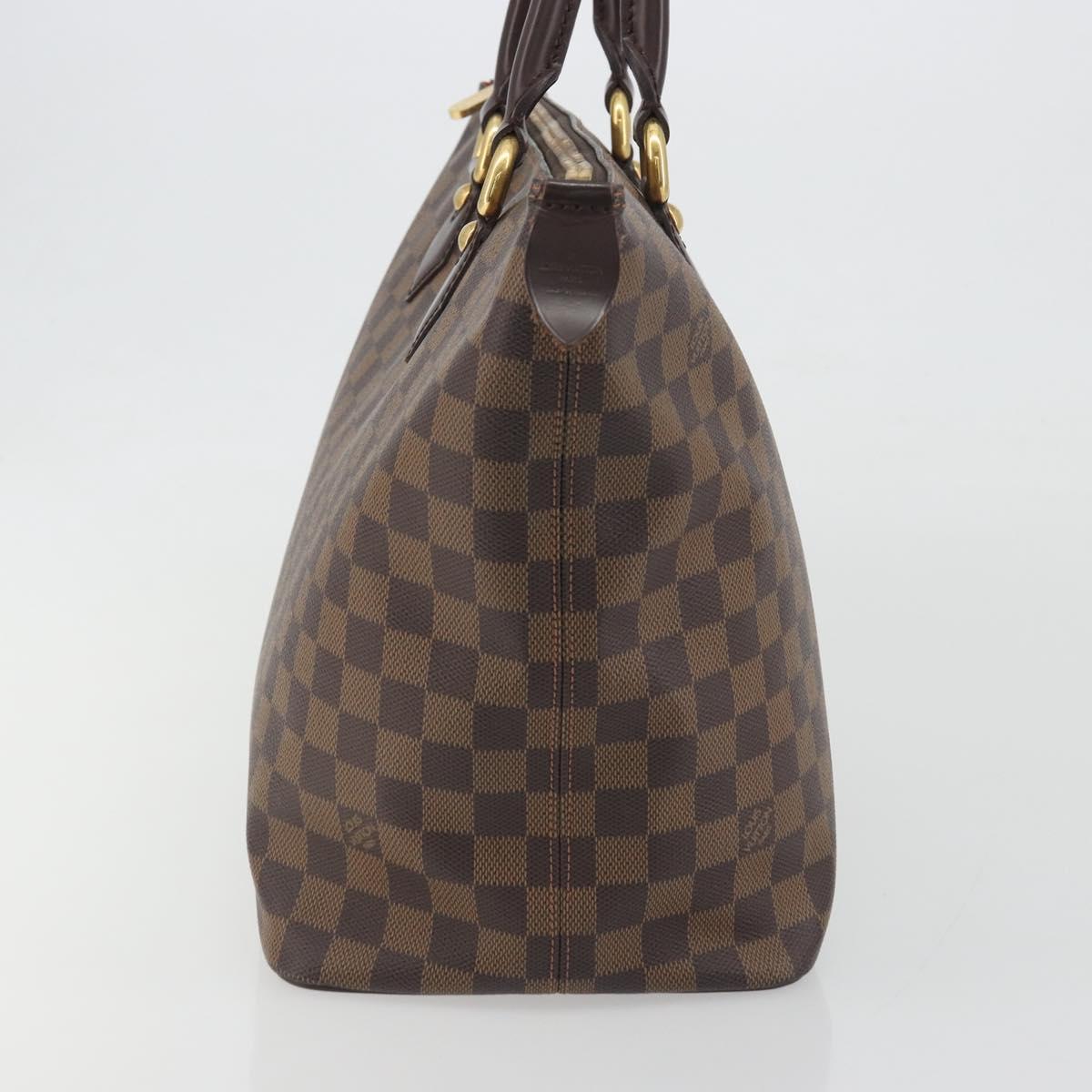 LOUIS VUITTON Damier Ebene Saleya MM Tote Bag N51182 LV Auth 194048V