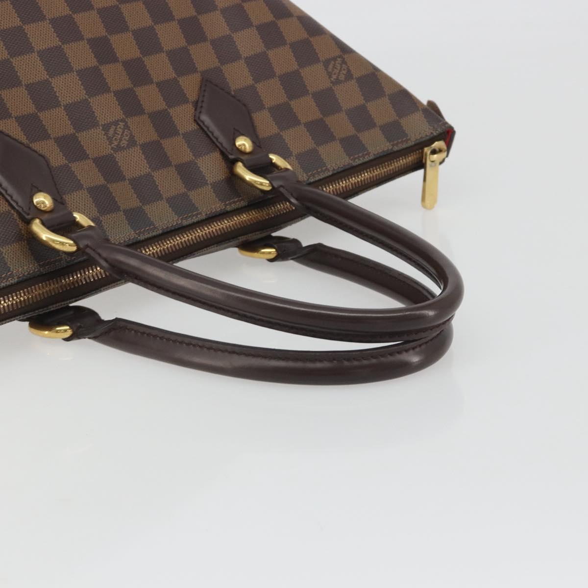 LOUIS VUITTON Damier Ebene Saleya MM Tote Bag N51182 LV Auth 194048V