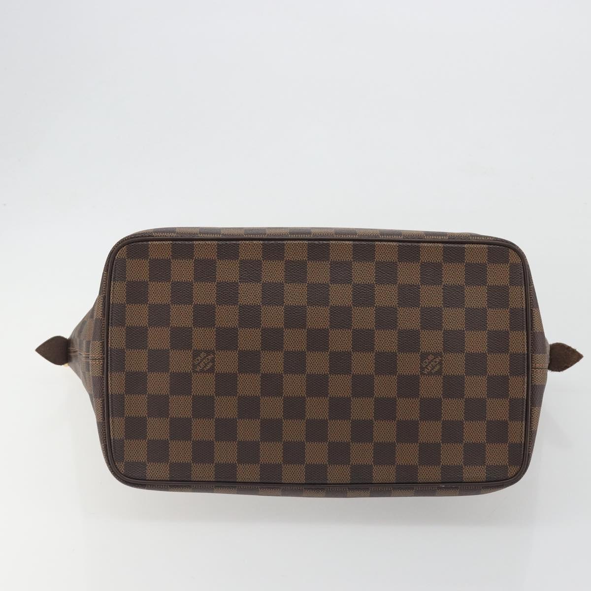 LOUIS VUITTON Damier Ebene Saleya MM Tote Bag N51182 LV Auth 194048V