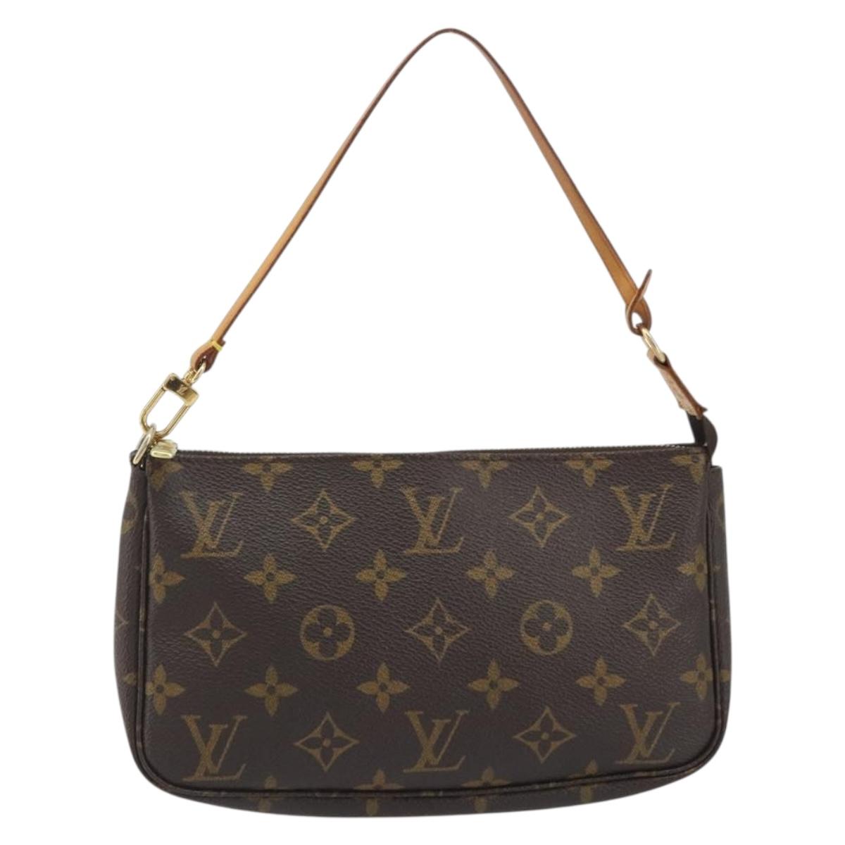 LOUIS VUITTON Monogram Pochette Accessoires Pouch M51980 LV Auth 194055V
