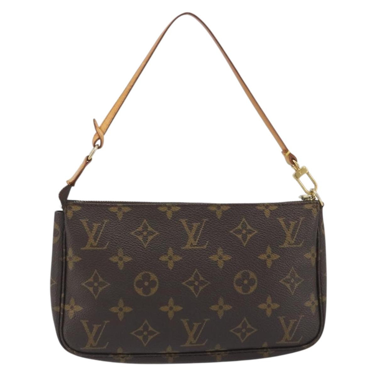 LOUIS VUITTON Monogram Pochette Accessoires Pouch M51980 LV Auth 194055V