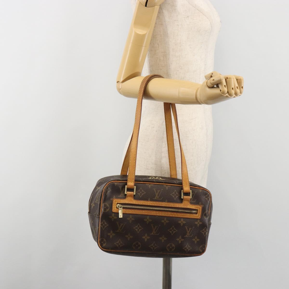 LOUIS VUITTON Monogram Cite MM Hand Bag M51182 LV Auth 194064