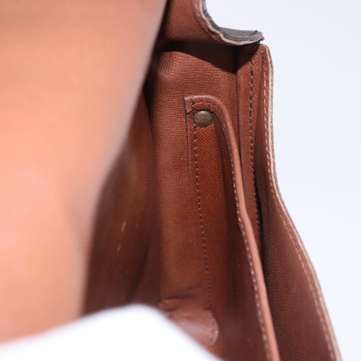 LOUIS VUITTON Monogram Cartouchiere GM Shoulder Bag M51252 LV Auth 194065