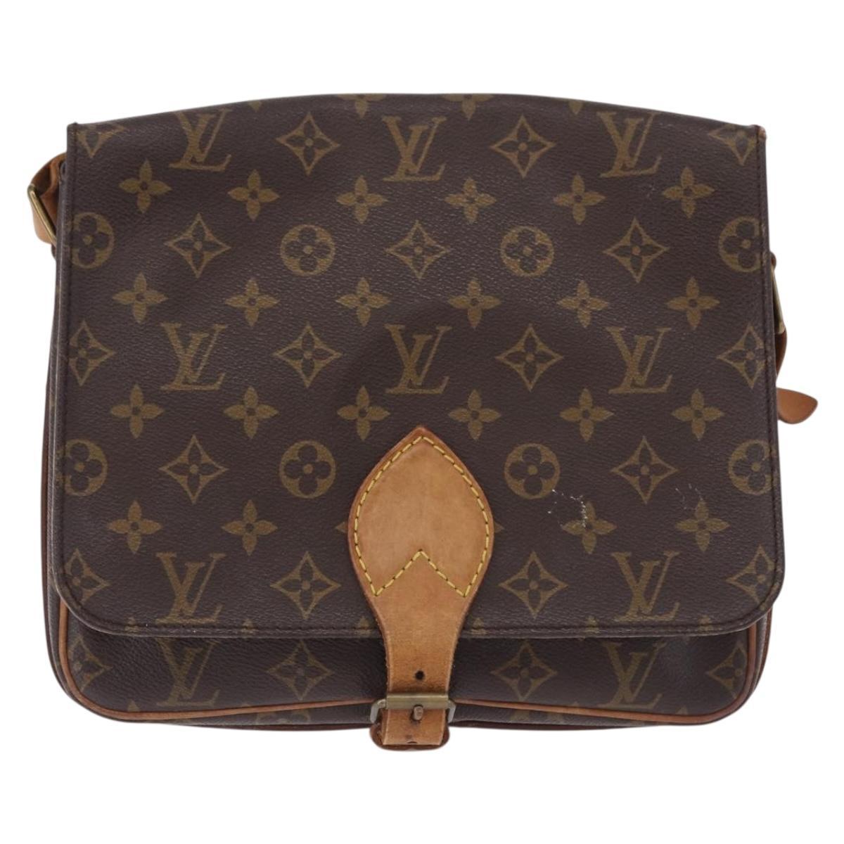LOUIS VUITTON Monogram Cartouchiere GM Shoulder Bag M51252 LV Auth 194065