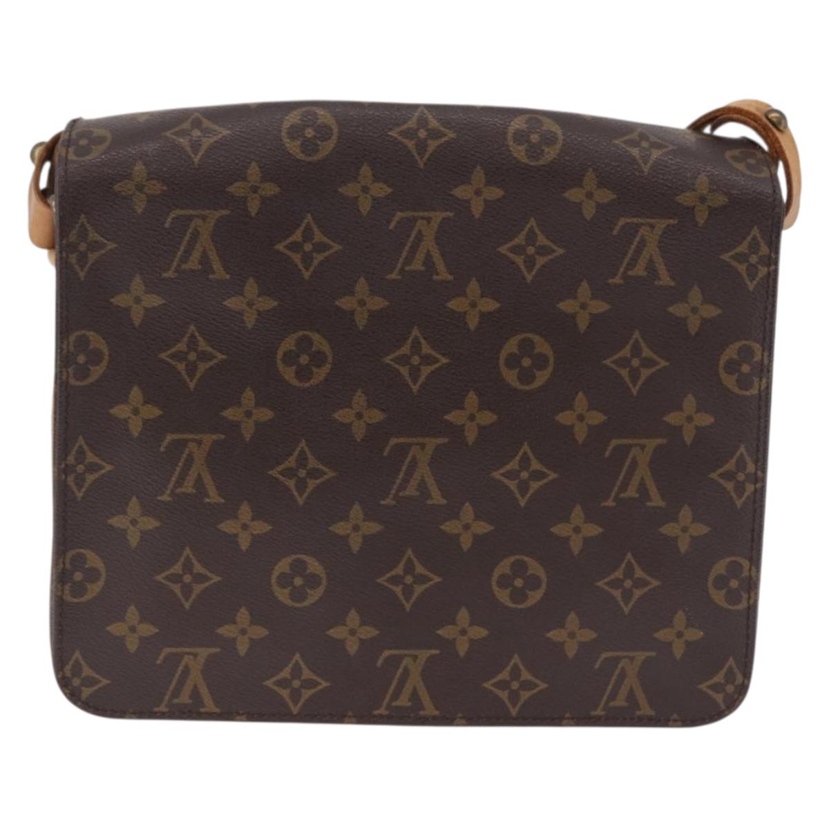 LOUIS VUITTON Monogram Cartouchiere GM Shoulder Bag M51252 LV Auth 194065