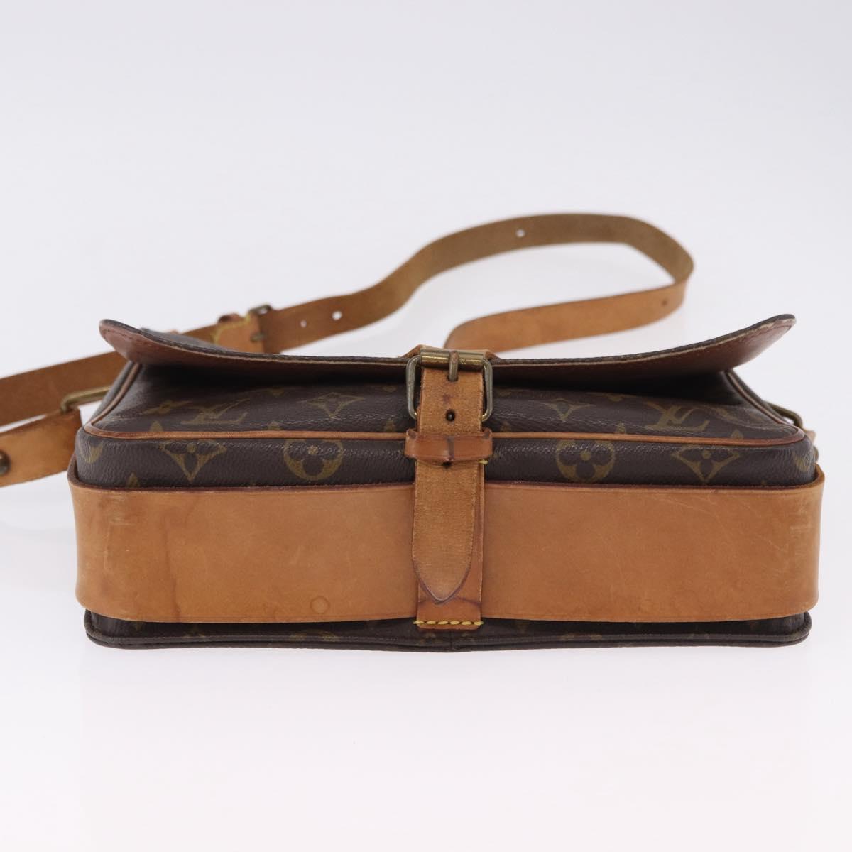 LOUIS VUITTON Monogram Cartouchiere GM Shoulder Bag M51252 LV Auth 194065