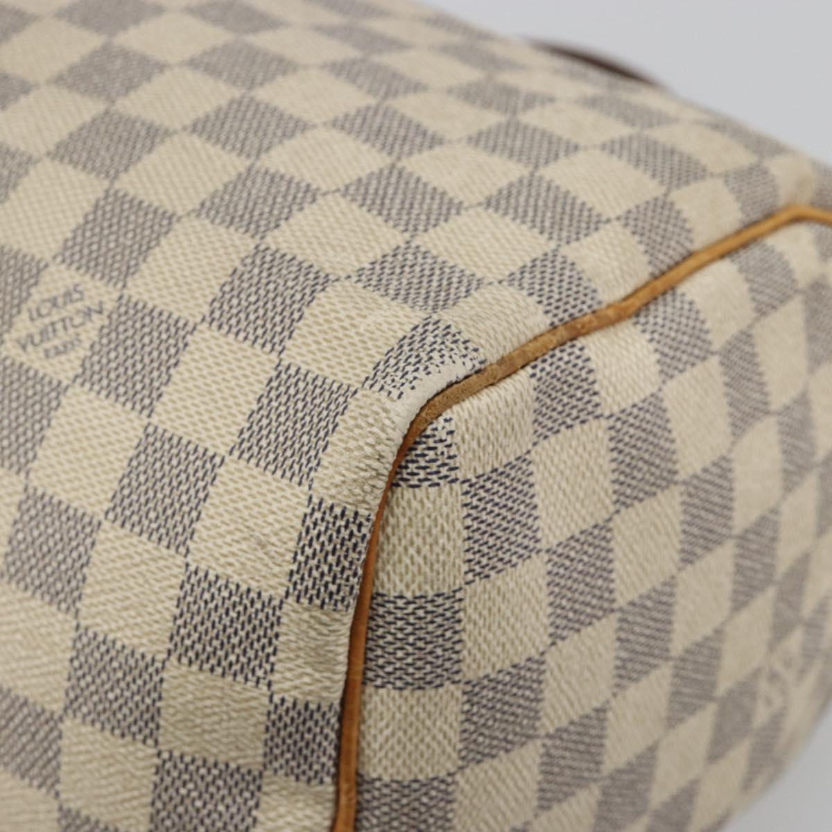 LOUIS VUITTON Damier Azur Speedy 30 Hand Bag N41533 LV Auth 194067