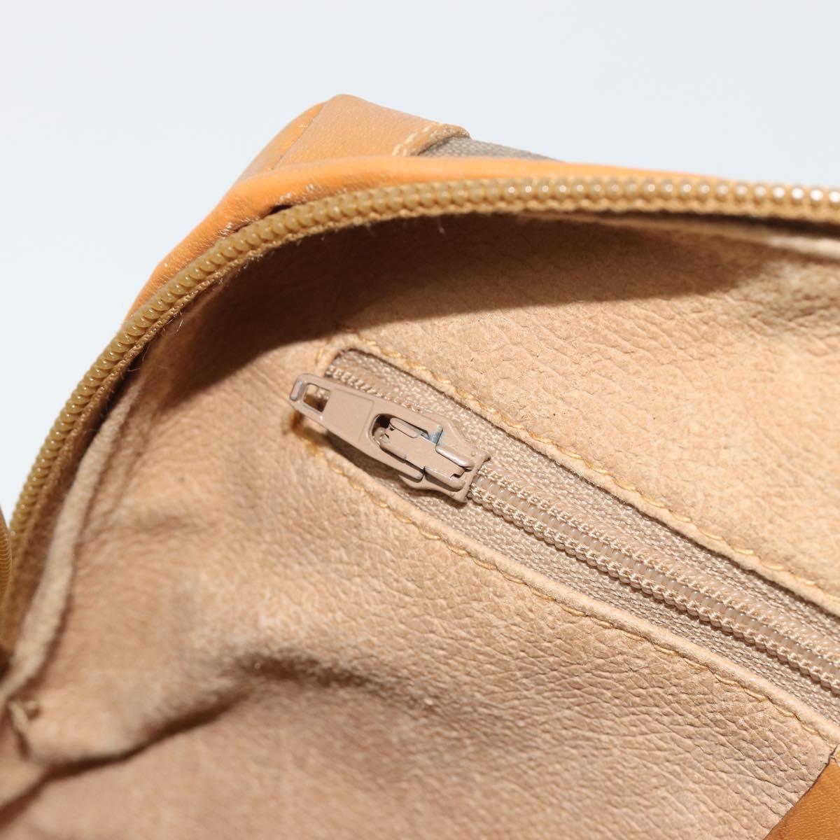 GUCCI Micro GG Supreme Shoulder Bag PVC Beige Gold 007 104 0093 Auth 194070